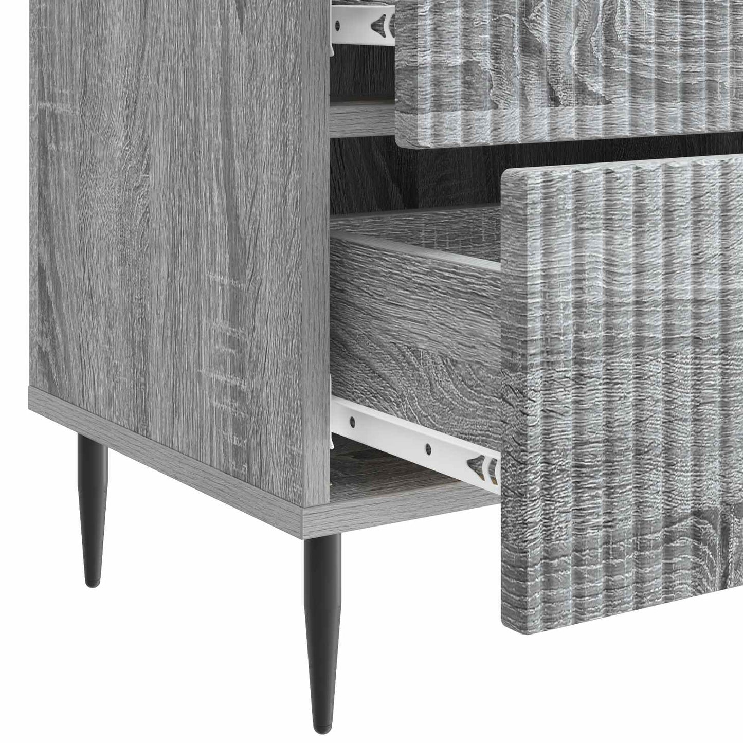 Bedside Cabinet Grey Sonoma 43 x 34.5 x 47.5 cm Engineered Wood