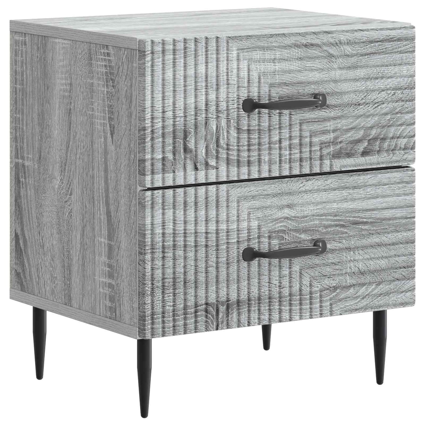 Bedside Cabinet Grey Sonoma 43 x 34.5 x 47.5 cm Engineered Wood