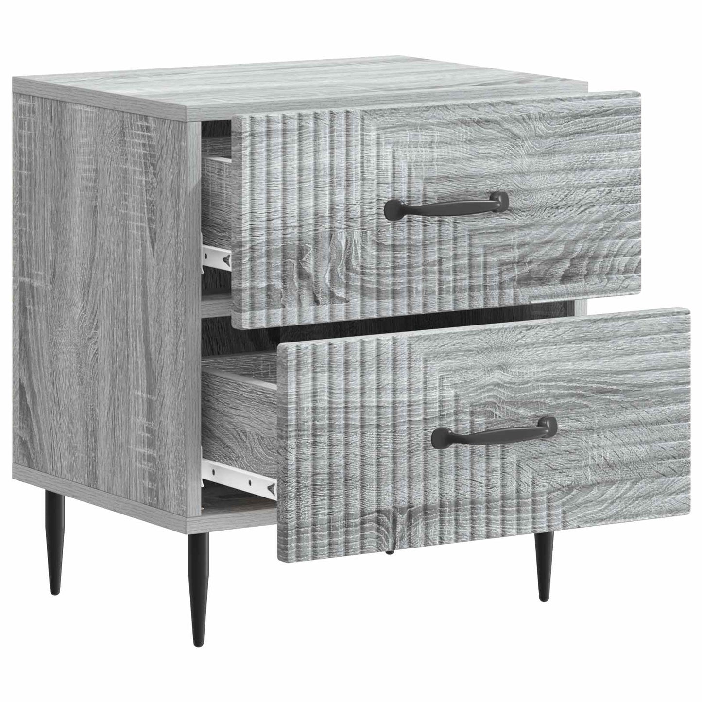 Bedside Cabinet Grey Sonoma 43 x 34.5 x 47.5 cm Engineered Wood