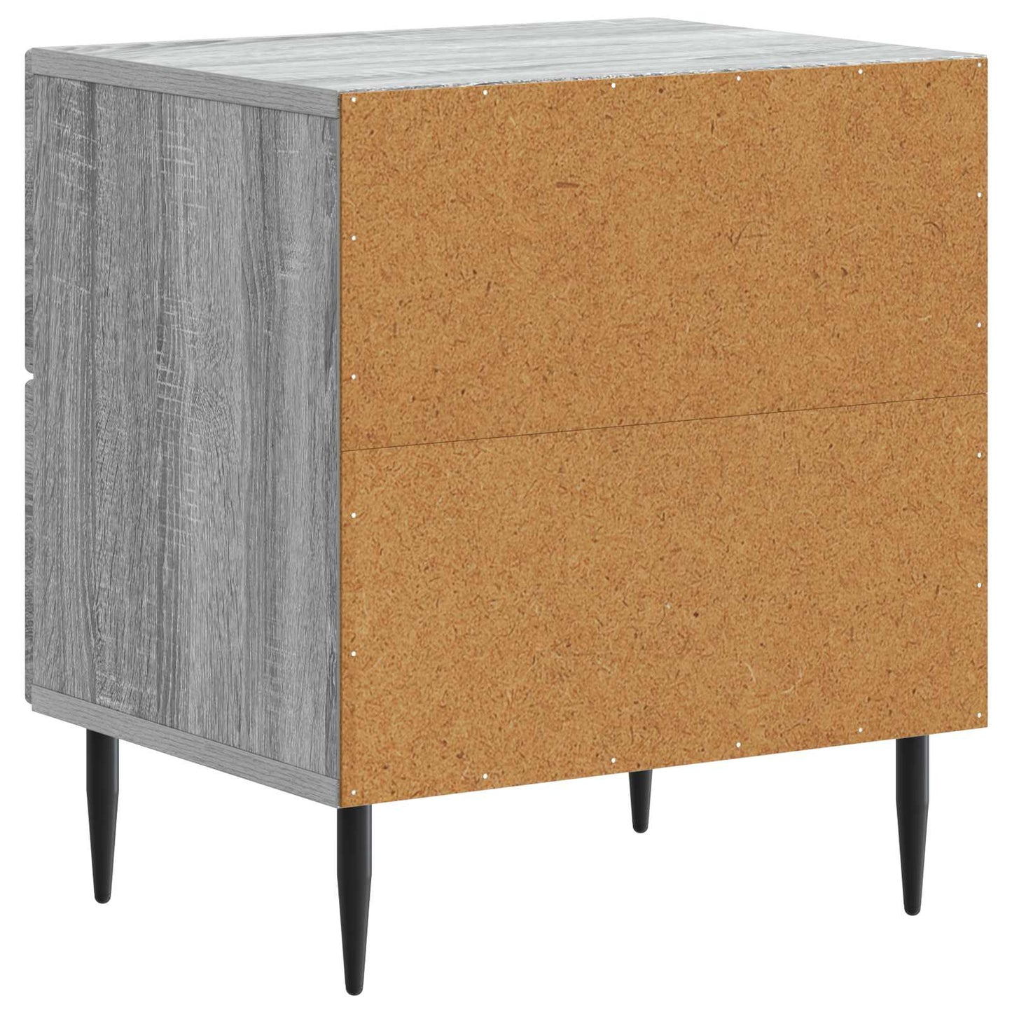 Bedside Cabinet 2 pcs Grey Sonoma 43 x 34.5 x 47.5 cm