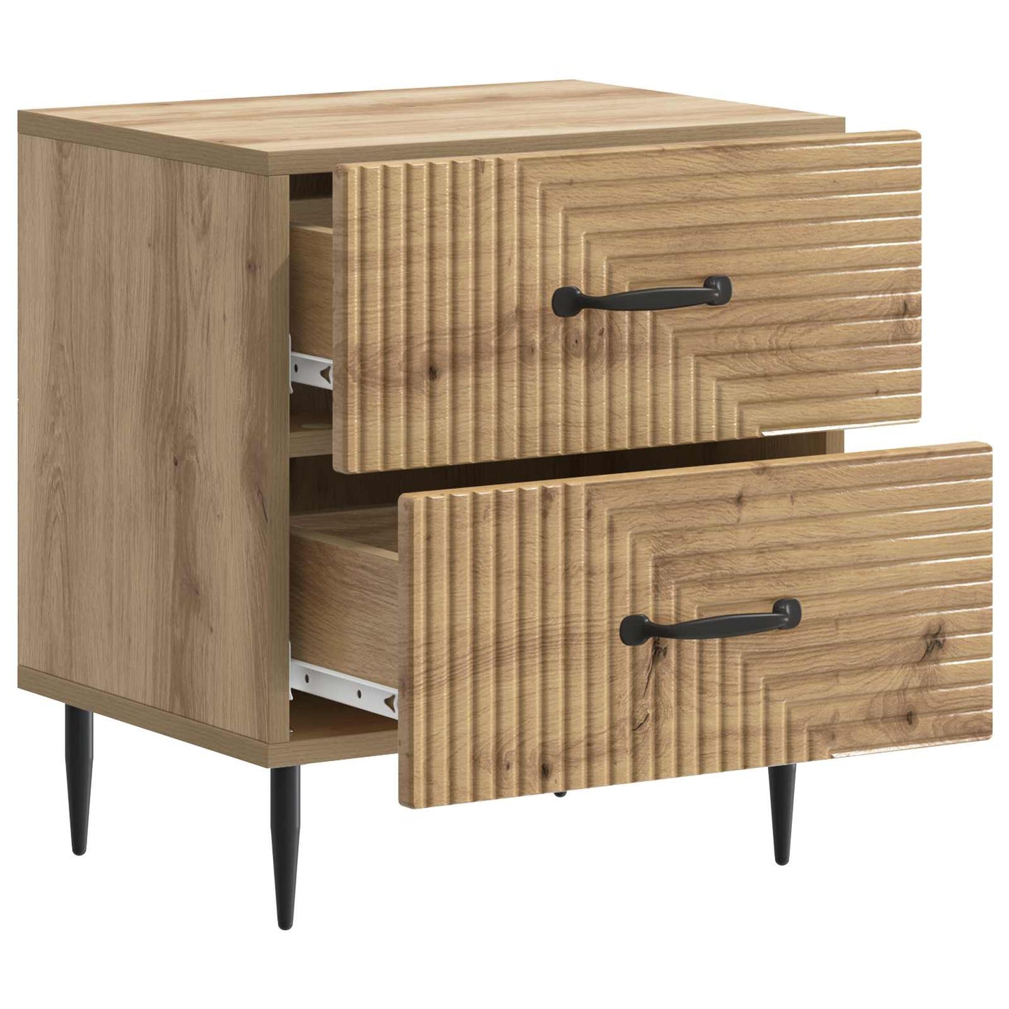 Bedside Cabinet Artisan Oak 43 x 34.5 x 47.5 cm Engineered Wood