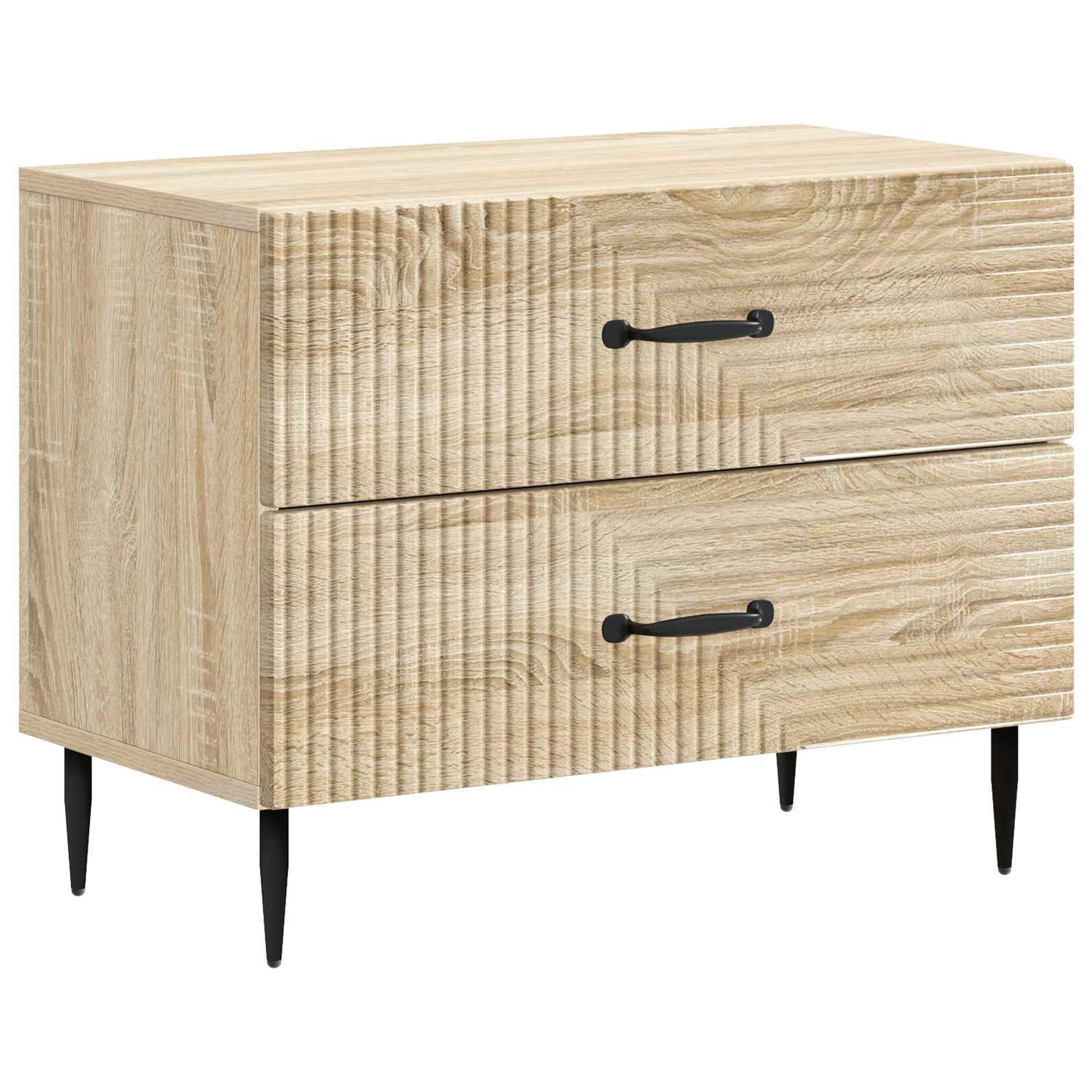 Bedside Cabinet Sonoma Oak 62 x 34.5 x 47.5 cm Engineered Wood