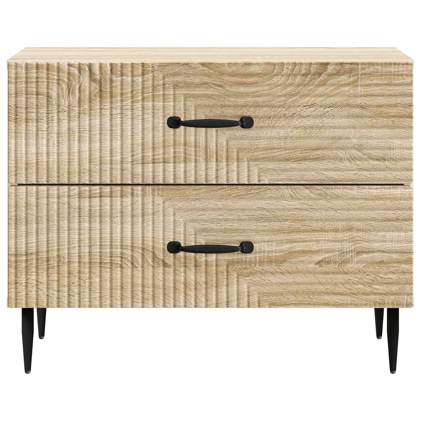 Bedside Cabinet Sonoma Oak 62 x 34.5 x 47.5 cm Engineered Wood