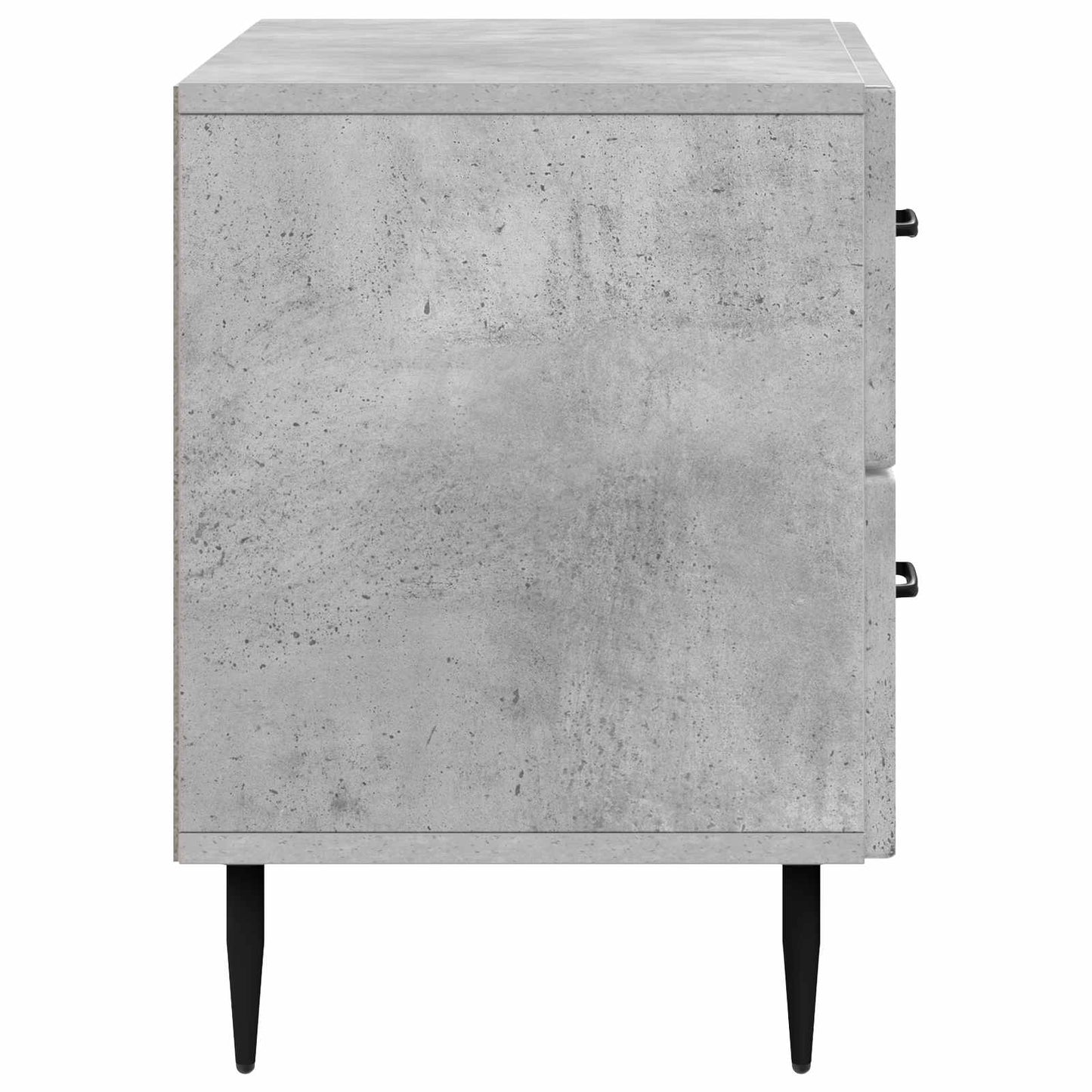 Bedside Cabinet with Drawer Concrete Grey 62 x 34.5 x 47.5 cm
