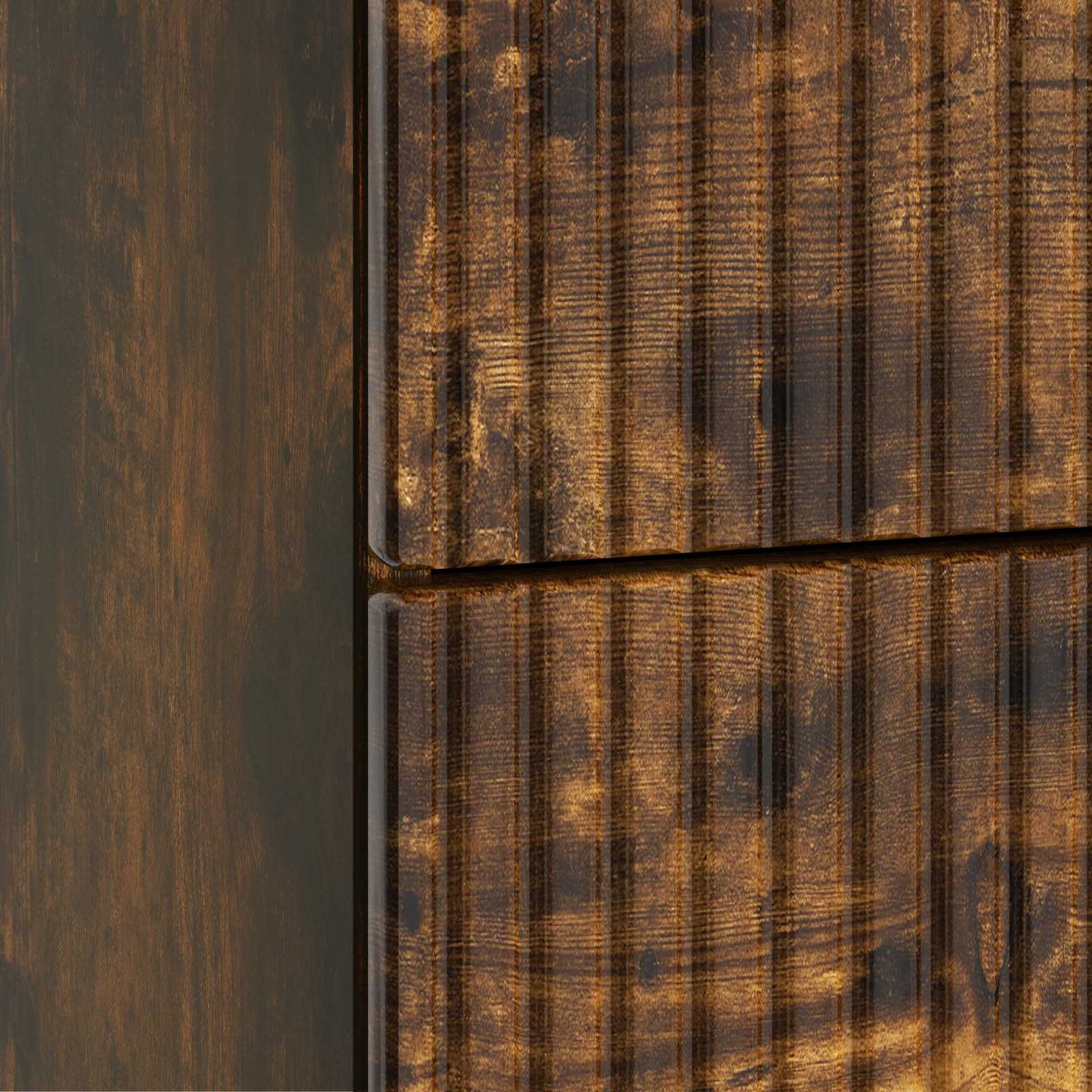 Bedside Cabinet Smoked Oak 62 x 34.5 x 47.5 cm Engineered Wood