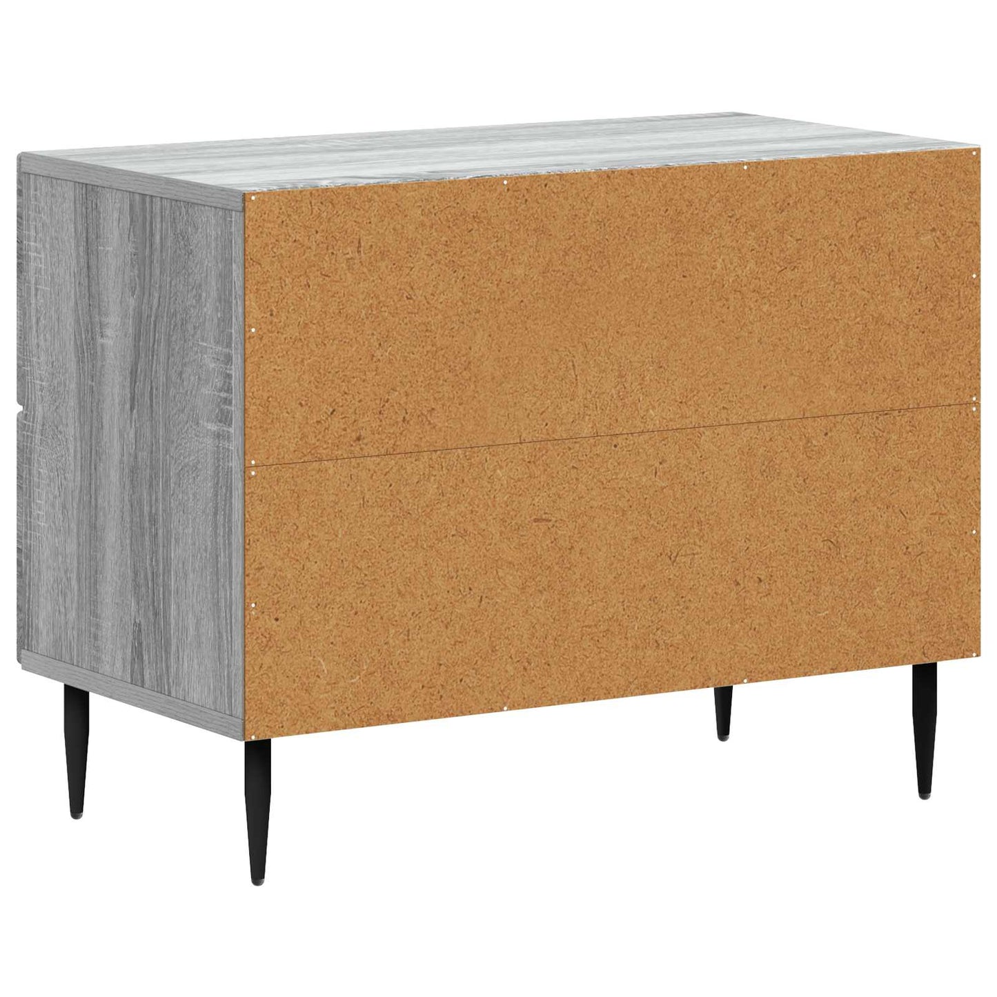 Bedside Cabinet Grey Sonoma 62 x 34.5 x 47.5 cm Engineered Wood