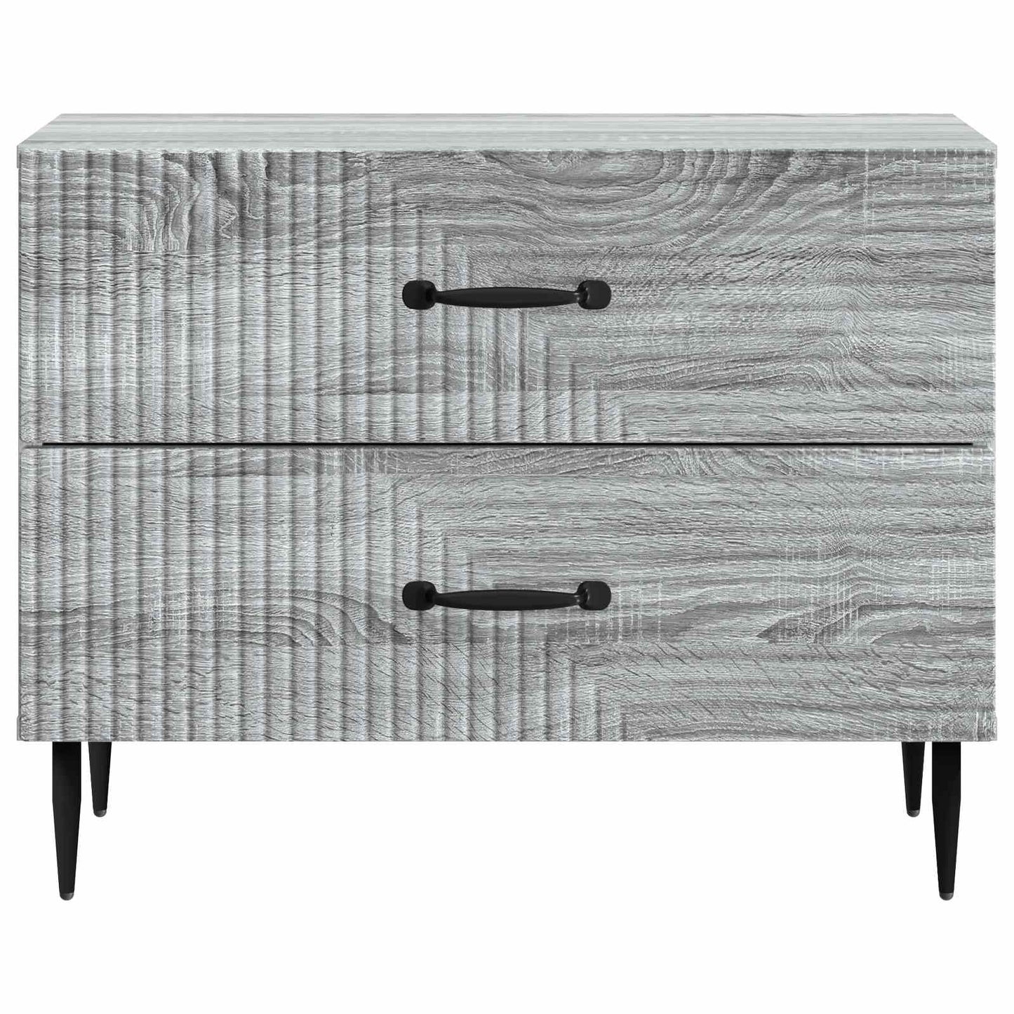 Bedside Cabinet Grey Sonoma 62 x 34.5 x 47.5 cm Engineered Wood
