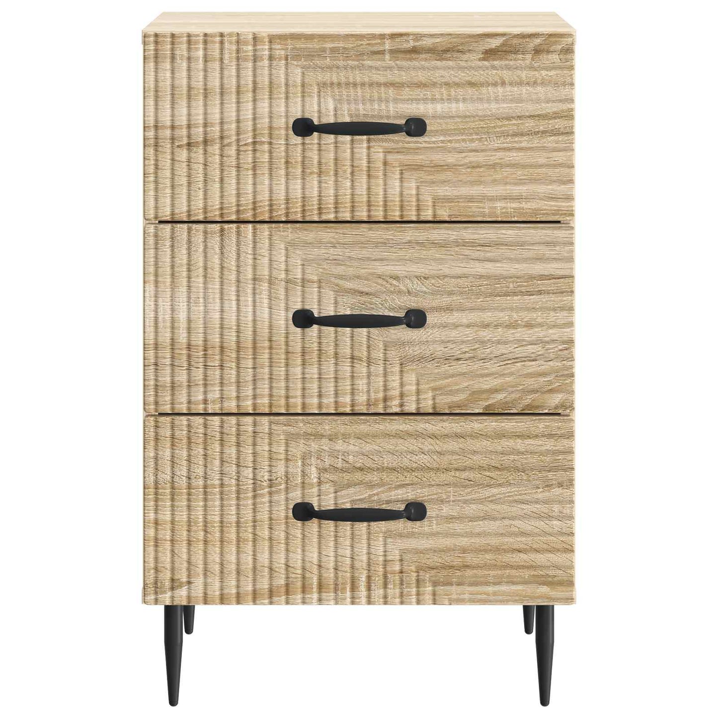 Bedside Cabinet Sonoma Oak 43 x 41 x 66.5 cm Engineered Wood