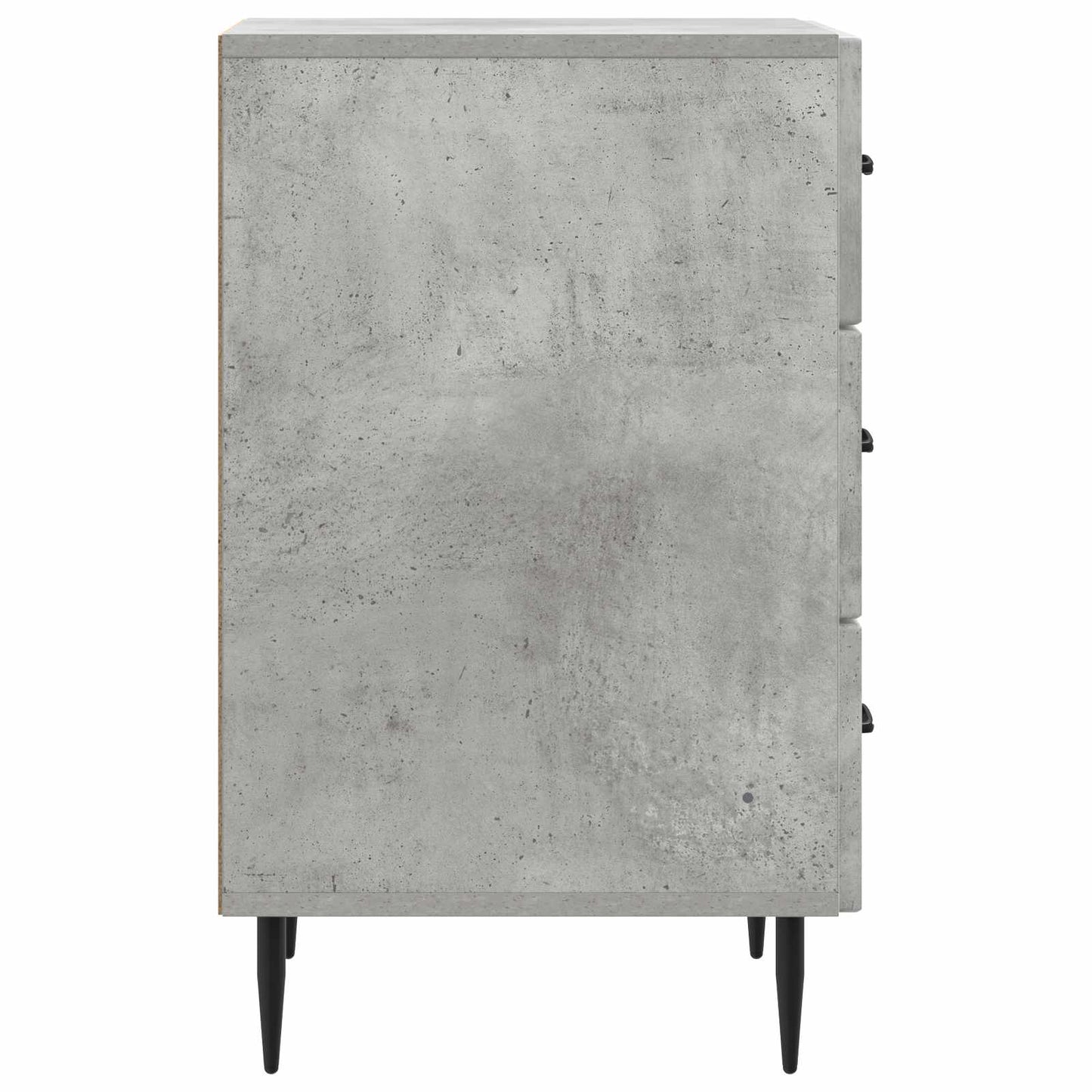 Bedside Cabinet Concrete Grey 43 x 41 x 66.5 cm Engineered Wood