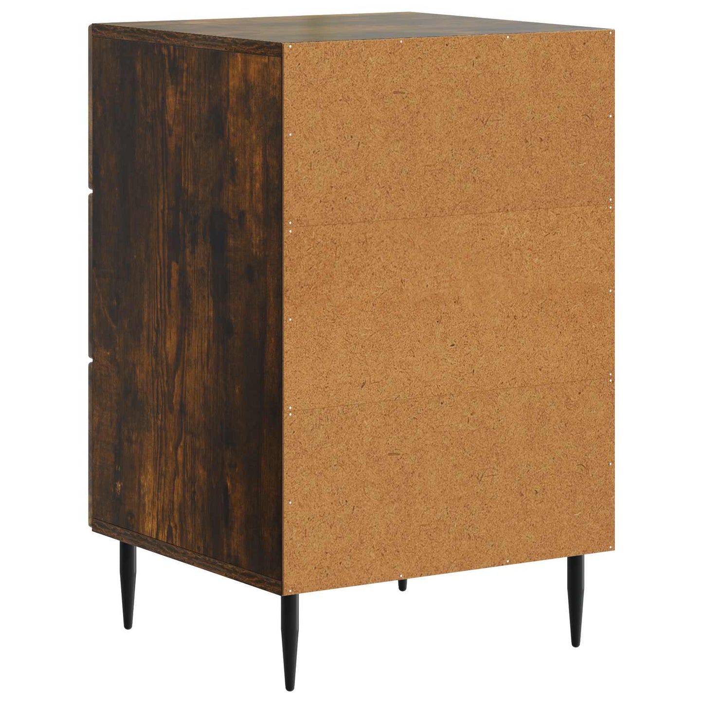 Bedside Cabinet Smoked Oak 43 x 41 x 66.5 cm Engineered Wood