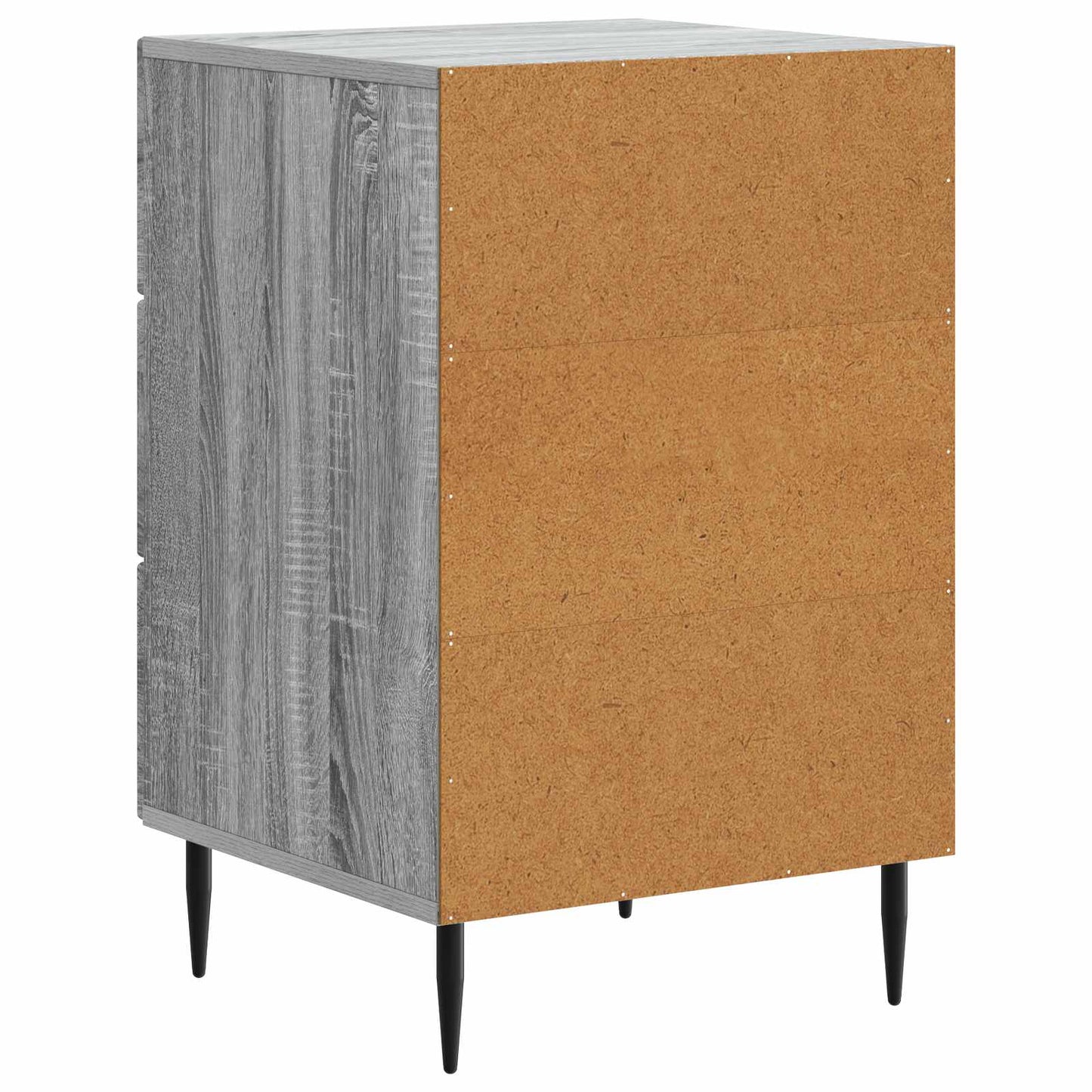 Bedside Cabinet Grey Sonoma 43 x 41 x 66.5 cm Engineered Wood
