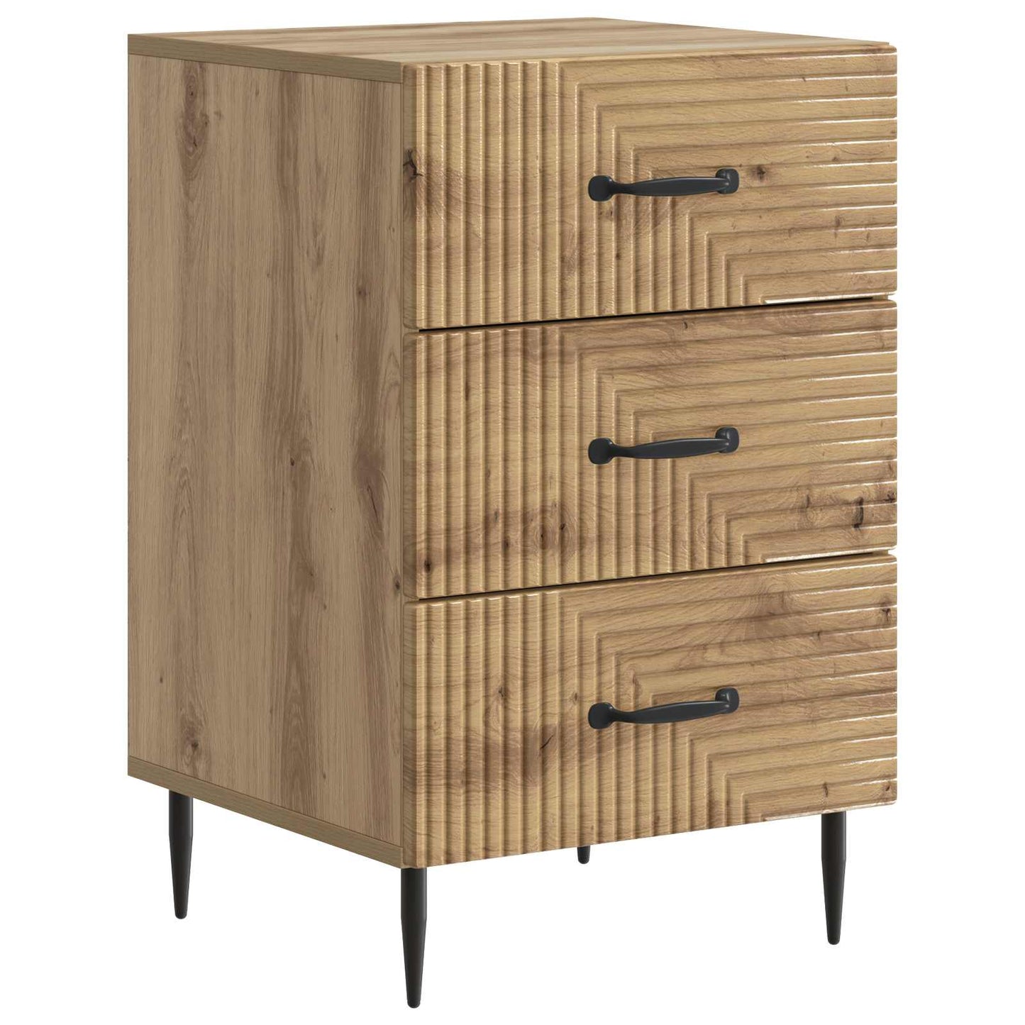Bedside Cabinet Artisan Oak 43 x 41 x 66.5 cm Engineered Wood