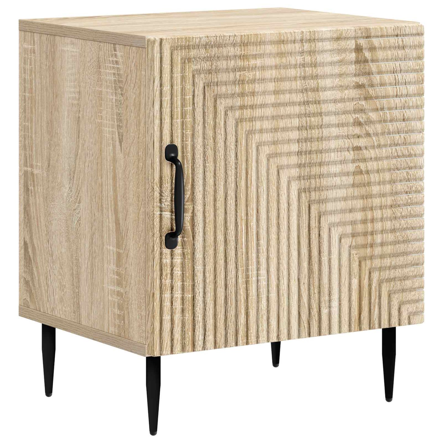 Bedside Cabinet Sonoma Oak 43 x 34.5 x 50 cm Engineered Wood