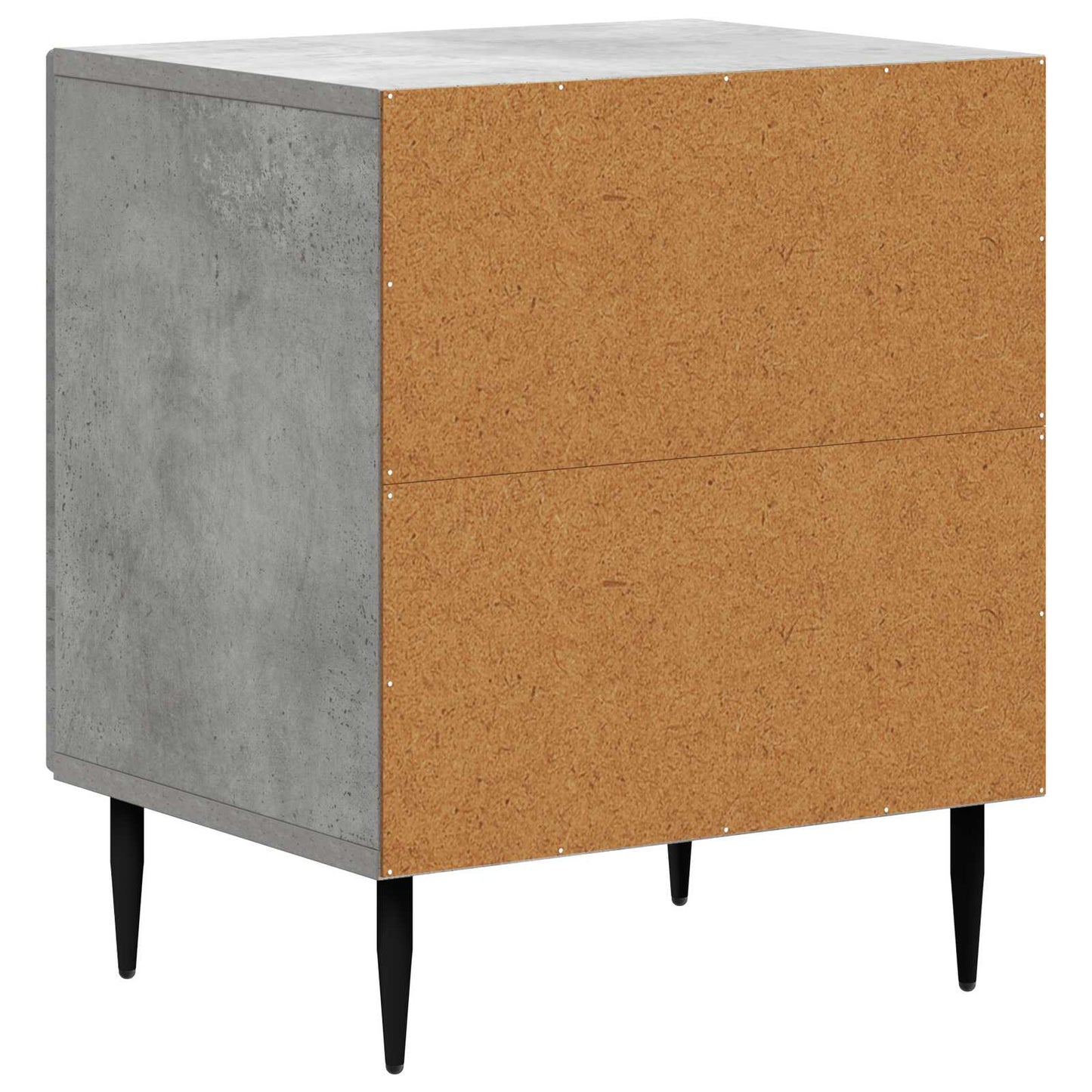 Bedside Cabinet Concrete Grey 43 x 34.5 x 50 cm Engineered Wood
