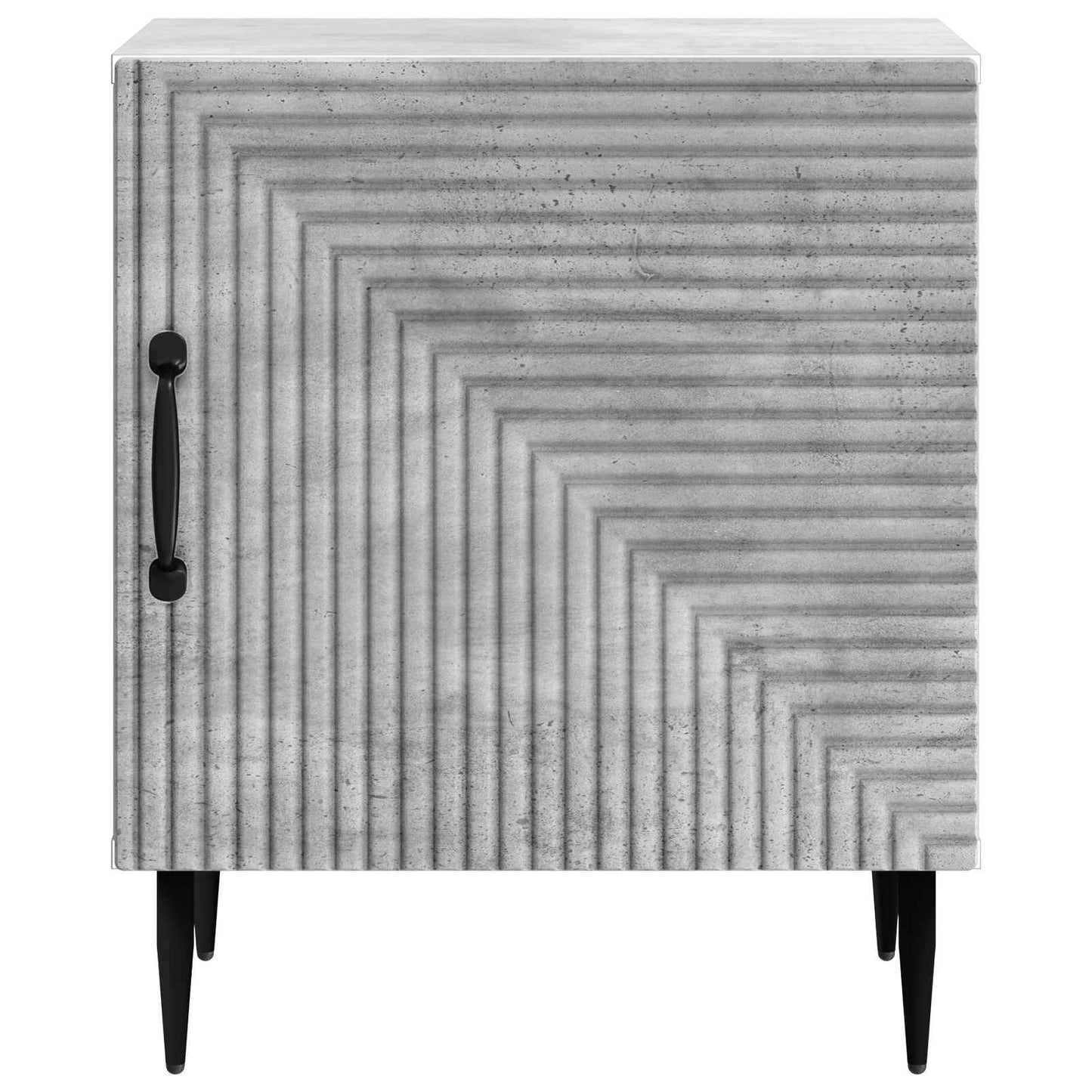 Bedside Cabinet Concrete Grey 43 x 34.5 x 50 cm Engineered Wood