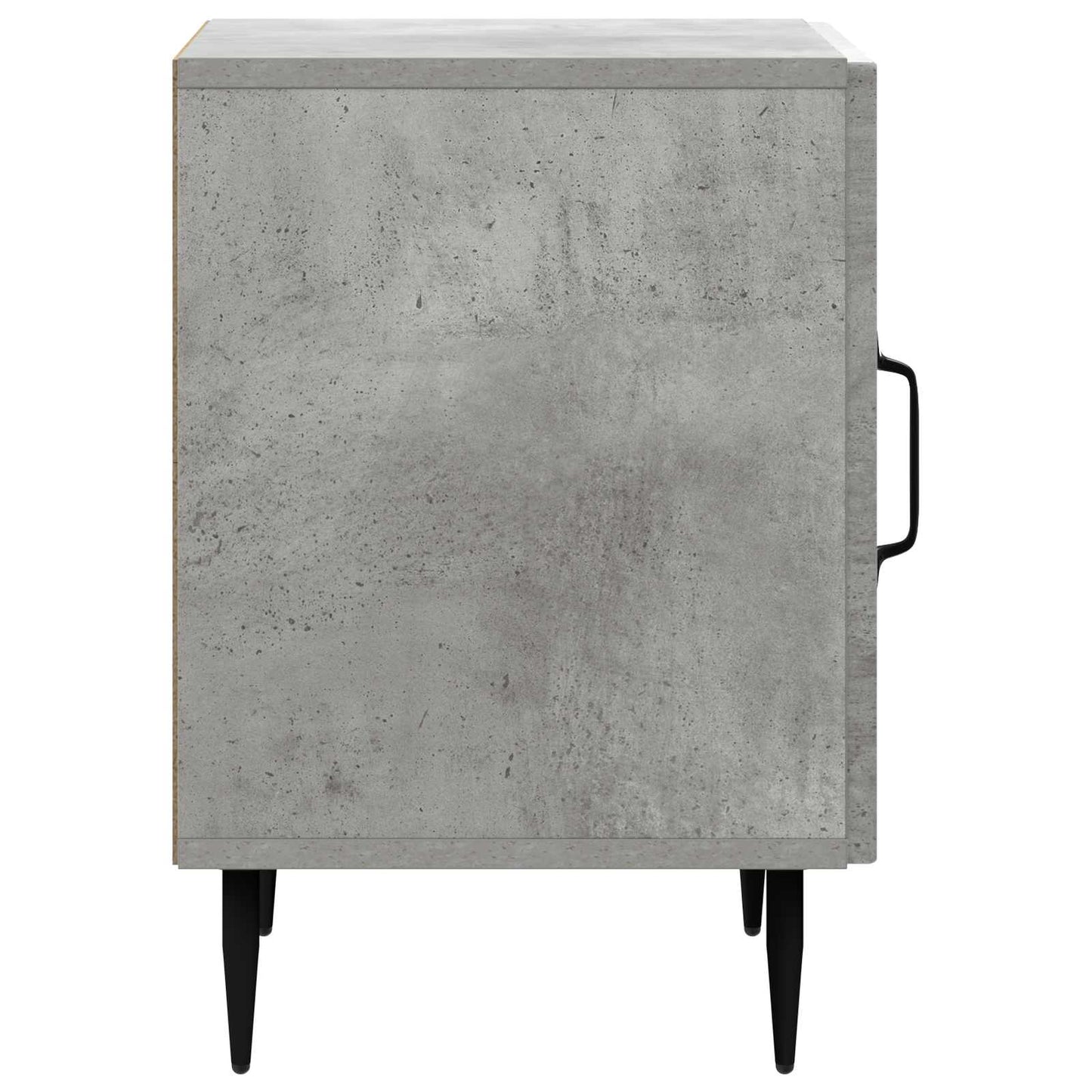 Bedside Cabinet Concrete Grey 43 x 34.5 x 50 cm Engineered Wood