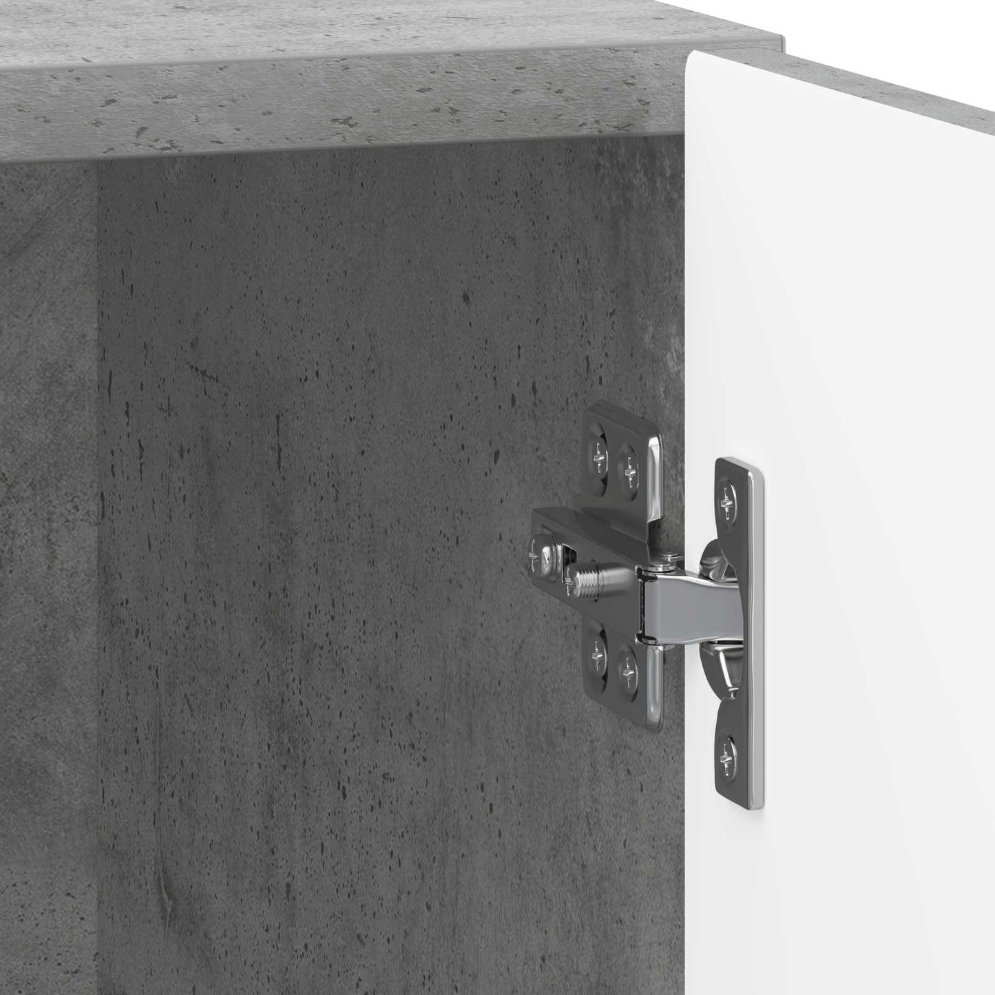 Bedside Cabinet 2 pcs Concrete Grey 43 x 34.5 x 50 cm