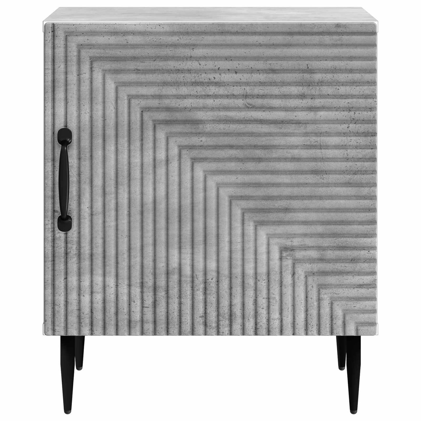 Bedside Cabinet 2 pcs Concrete Grey 43 x 34.5 x 50 cm