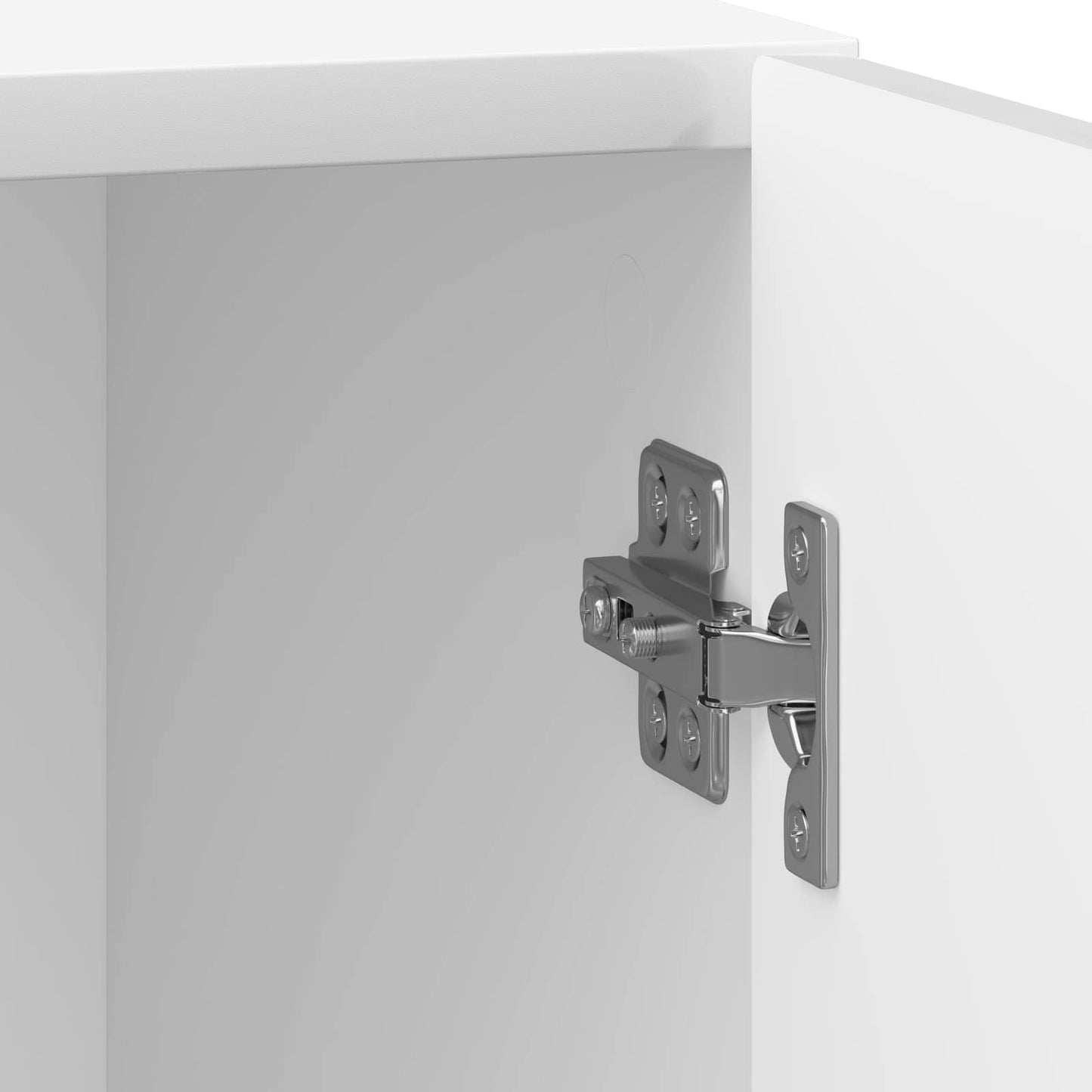 Bedside Cabinet 2 pcs High Gloss White 43 x 34.5 x 50 cm