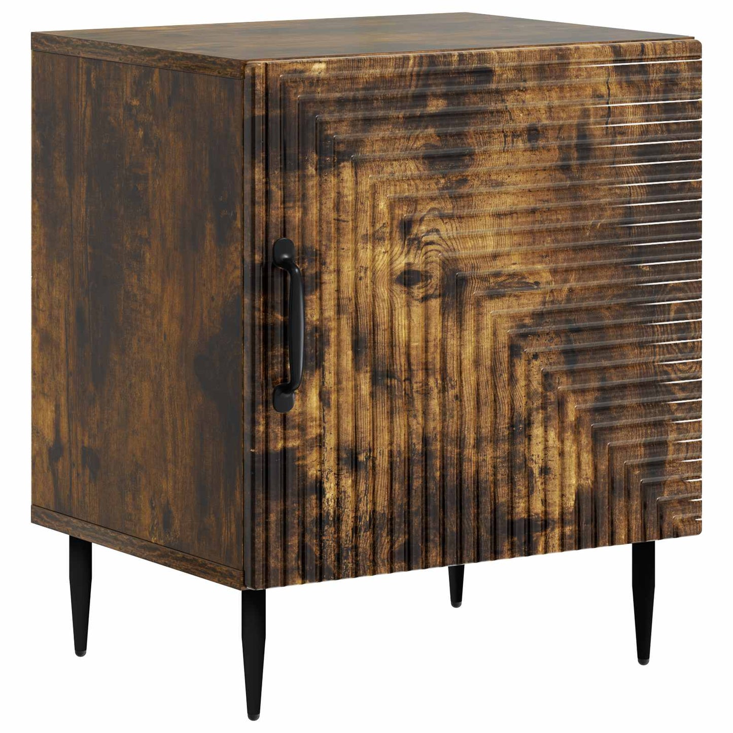 Bedside Cabinet Smoked Oak 43 x 34.5 x 50 cm Engineered Wood