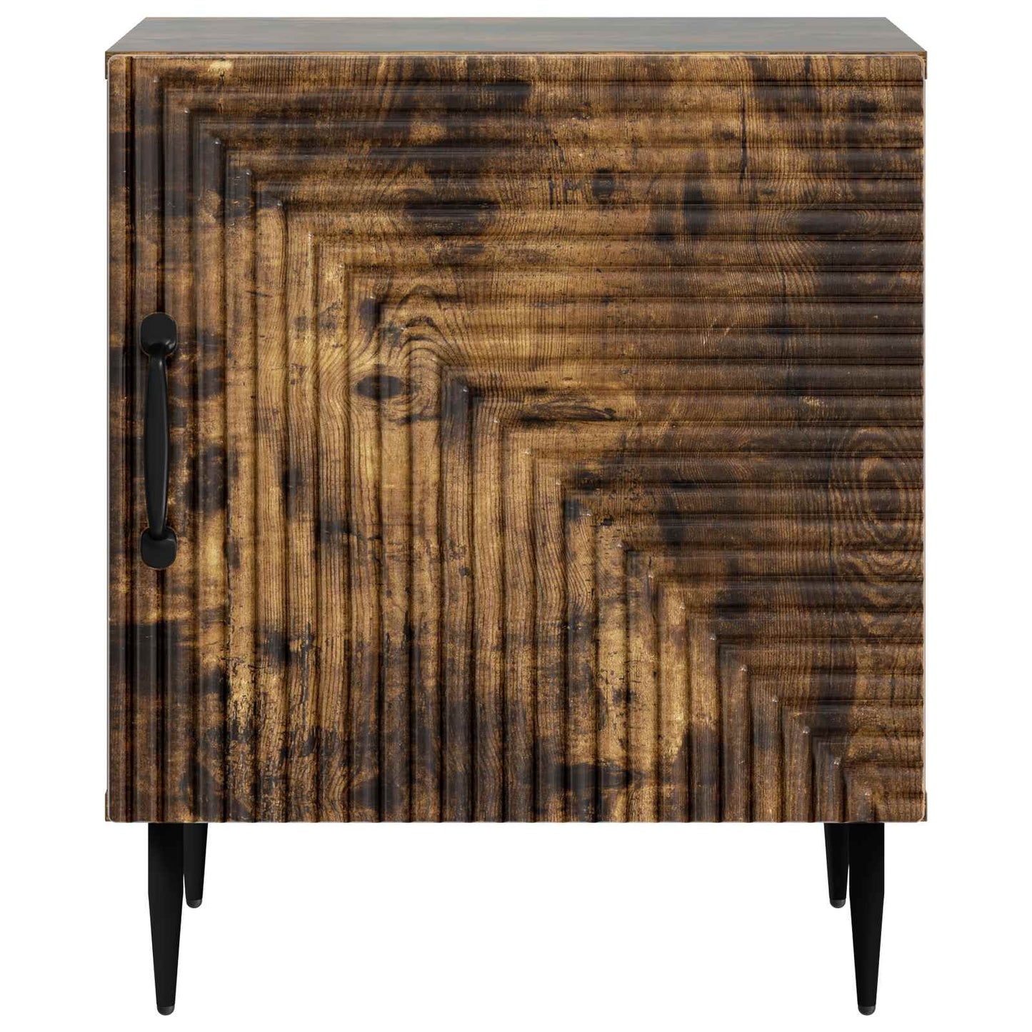 Bedside Cabinet Smoked Oak 43 x 34.5 x 50 cm Engineered Wood