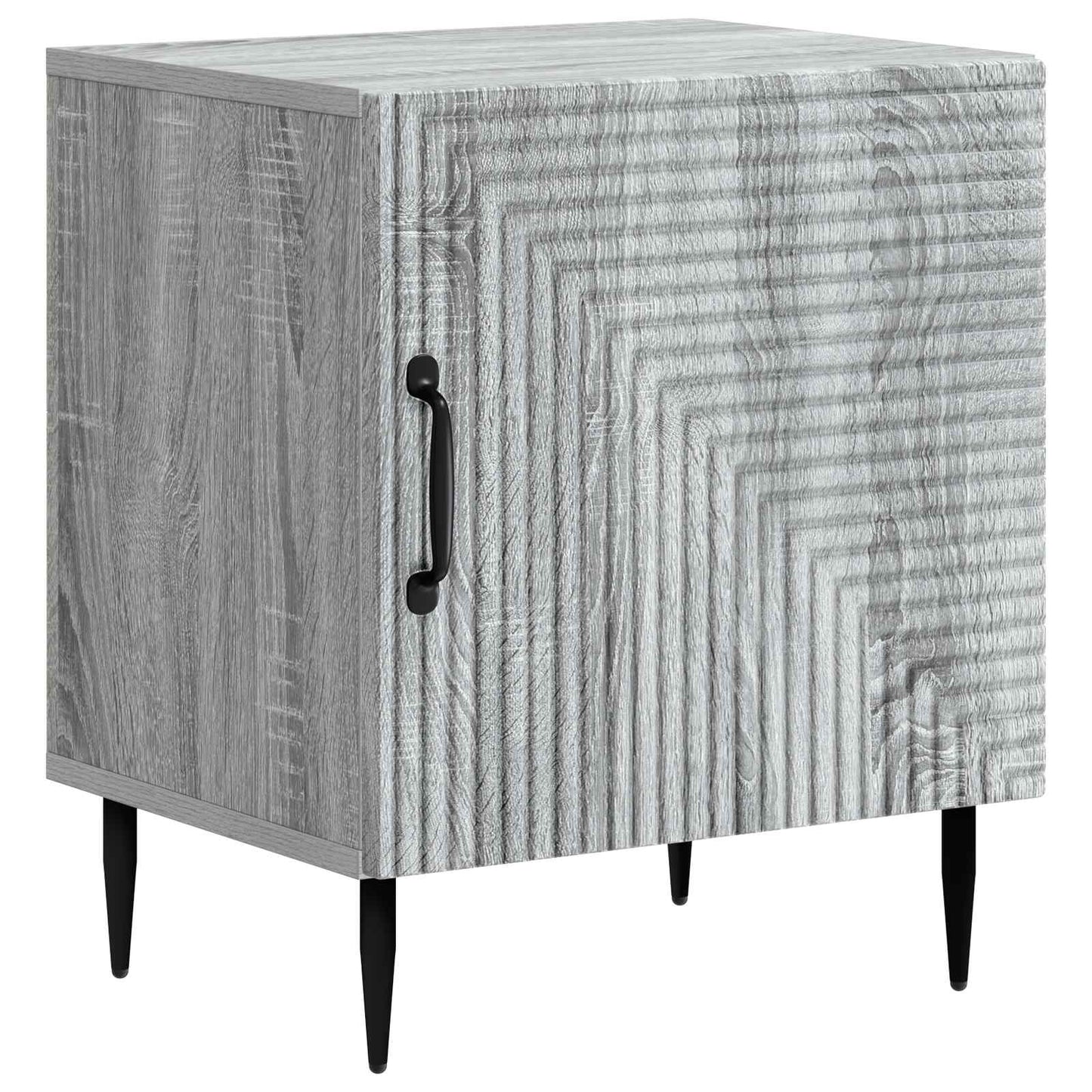 Bedside Cabinet 2 pcs Grey Sonoma 43 x 34.5 x 50 cm