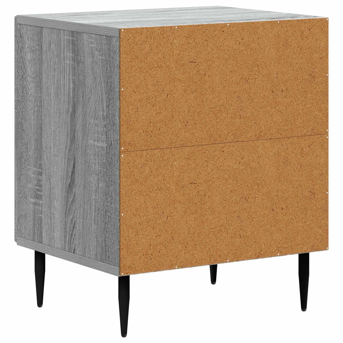 Bedside Cabinet 2 pcs Grey Sonoma 43 x 34.5 x 50 cm