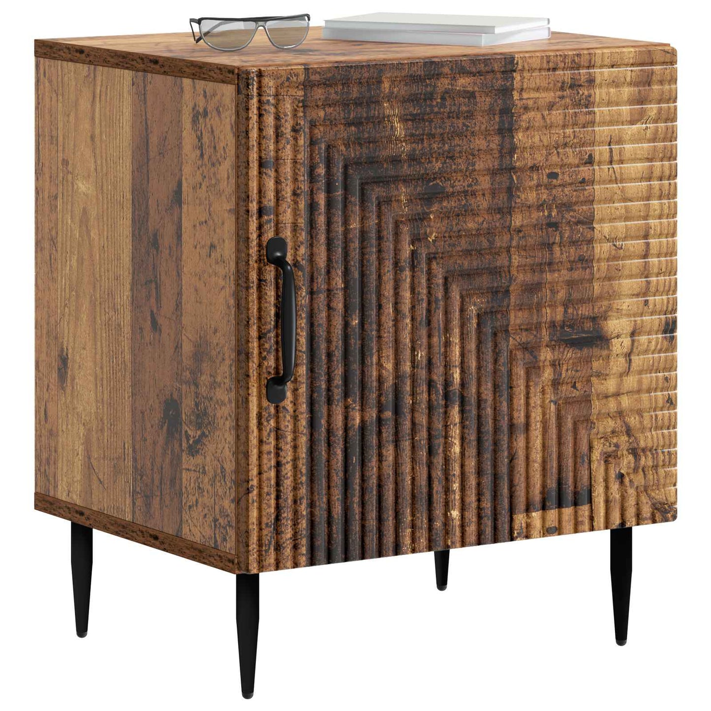 Bedside Cabinet Old Wood 43 x 34.5 x 50 cm Engineered Wood