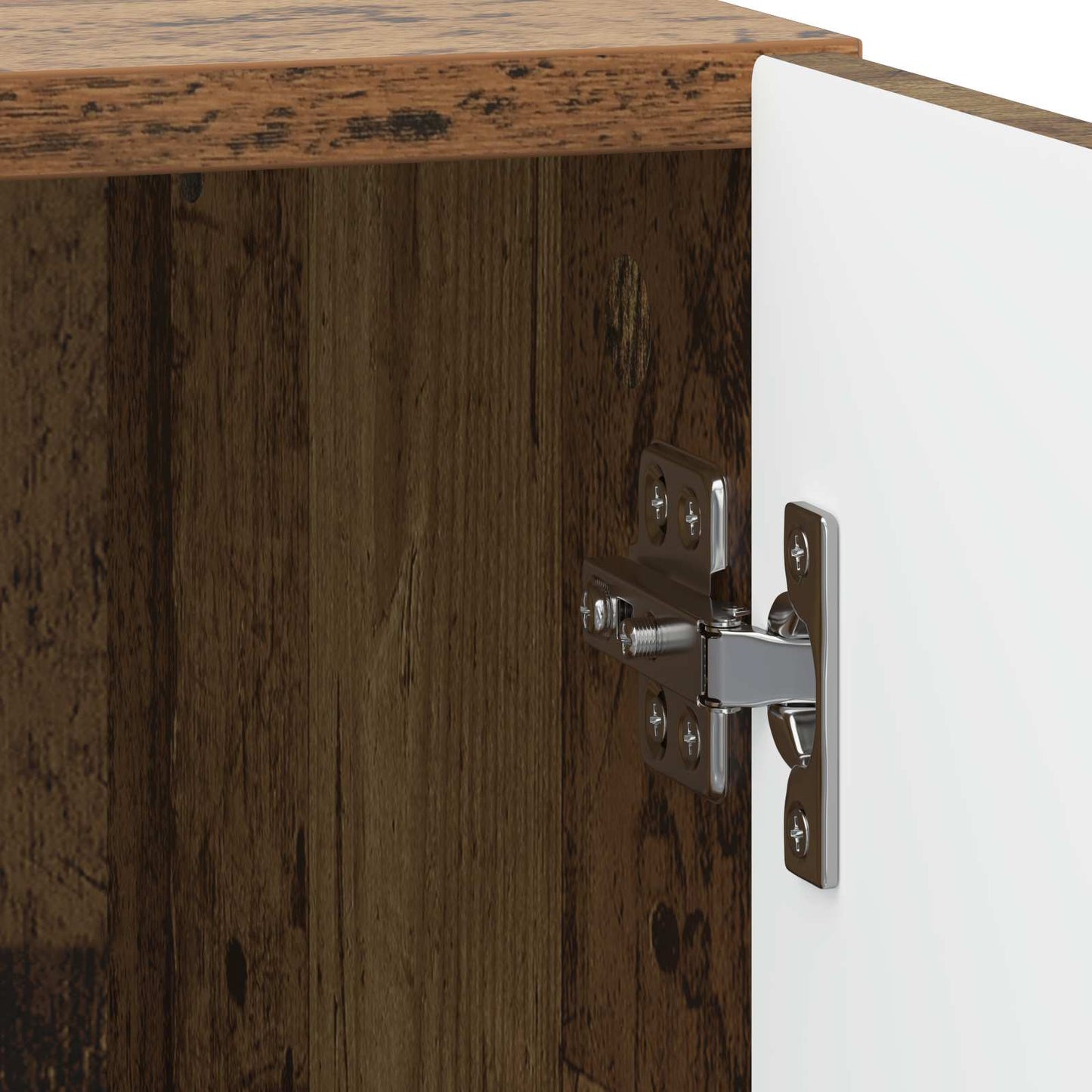 Bedside Cabinet 2 pcs Old Wood 43 x 34.5 x 50 cm