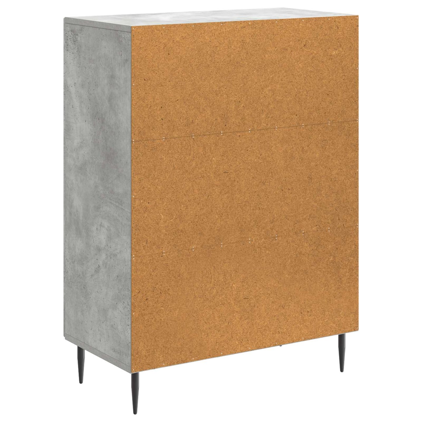 Sideboard Concrete Grey 66 x 34.5 x 89.5 cm Engineered Wood