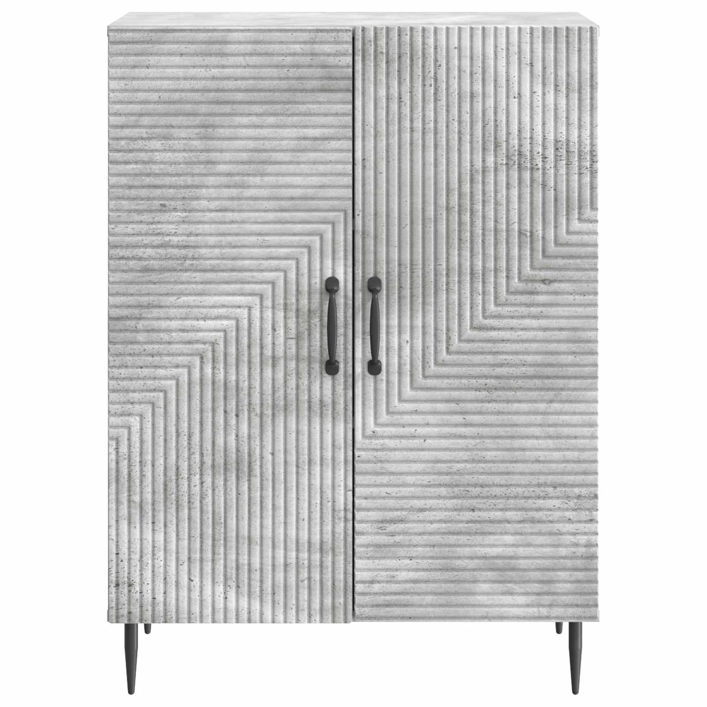 Sideboard Concrete Grey 66 x 34.5 x 89.5 cm Engineered Wood