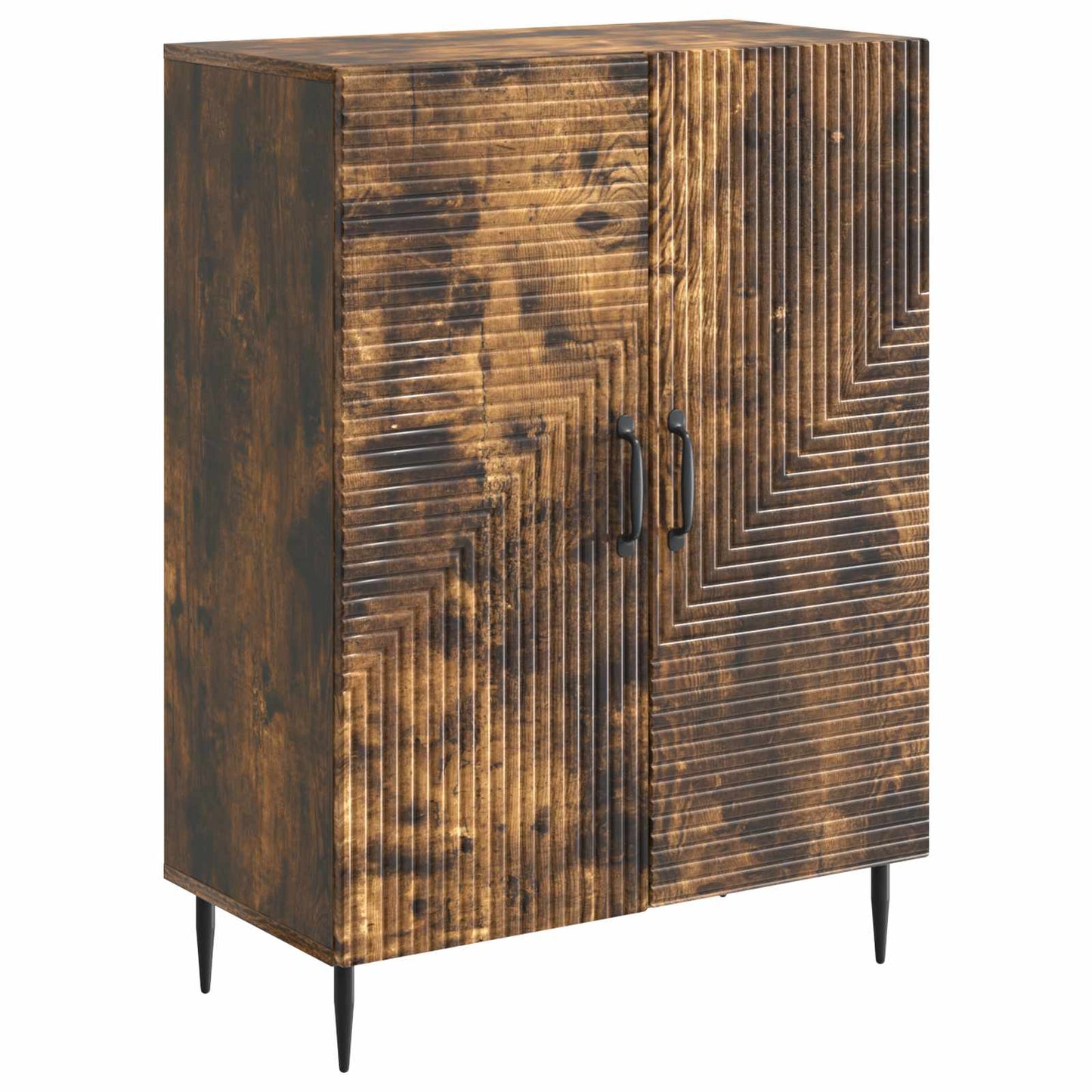 Sideboard Smoked Oak 66 x 34.5 x 89.5 cm Engineered Wood