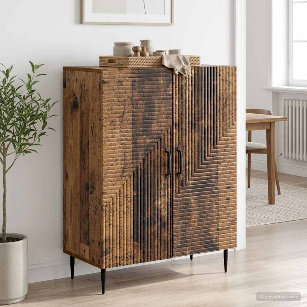 Sideboard Old Wood 66 x 34.5 x 89.5 cm Engineered Wood