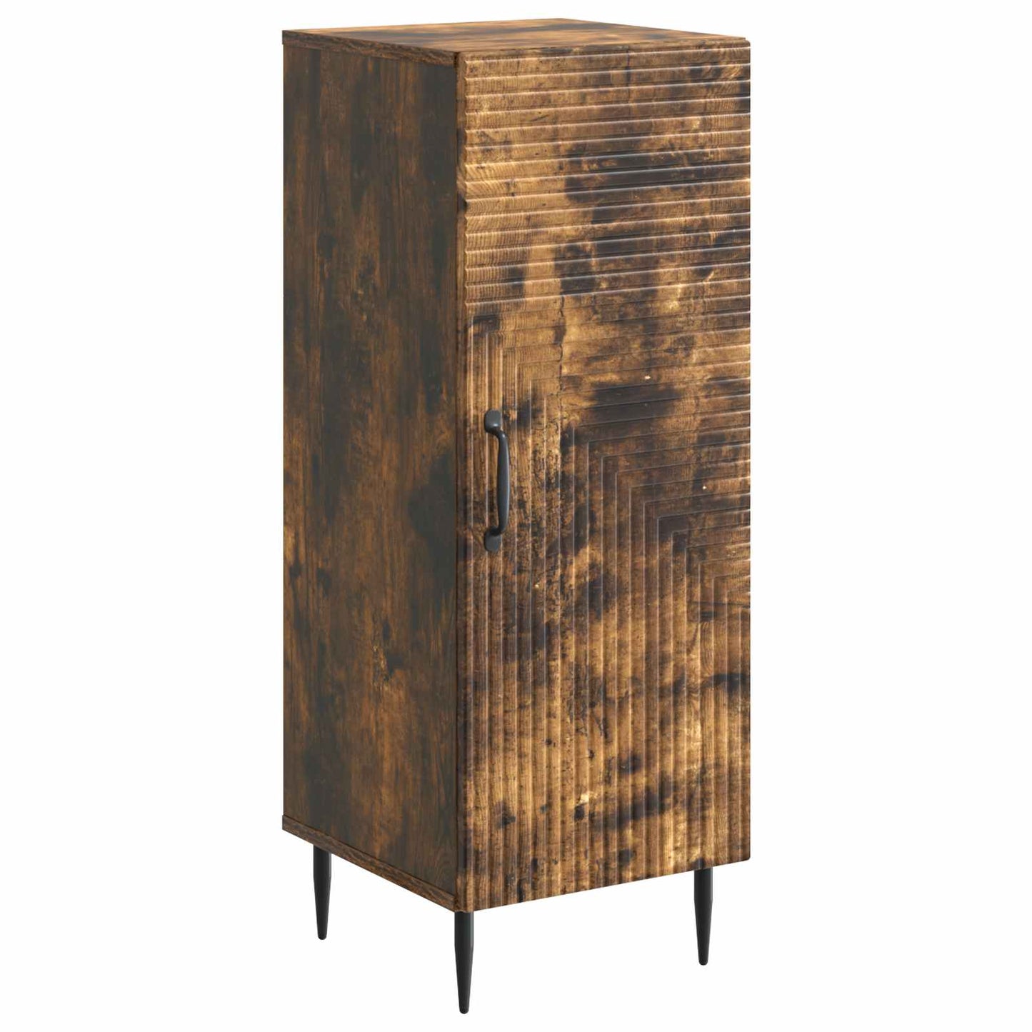 Sideboard Smoked Oak 33 x 34.5 x 89.5 cm Engineered Wood