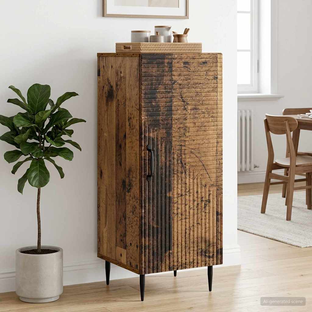 Sideboard Old Wood 33 x 34.5 x 89.5 cm Engineered Wood