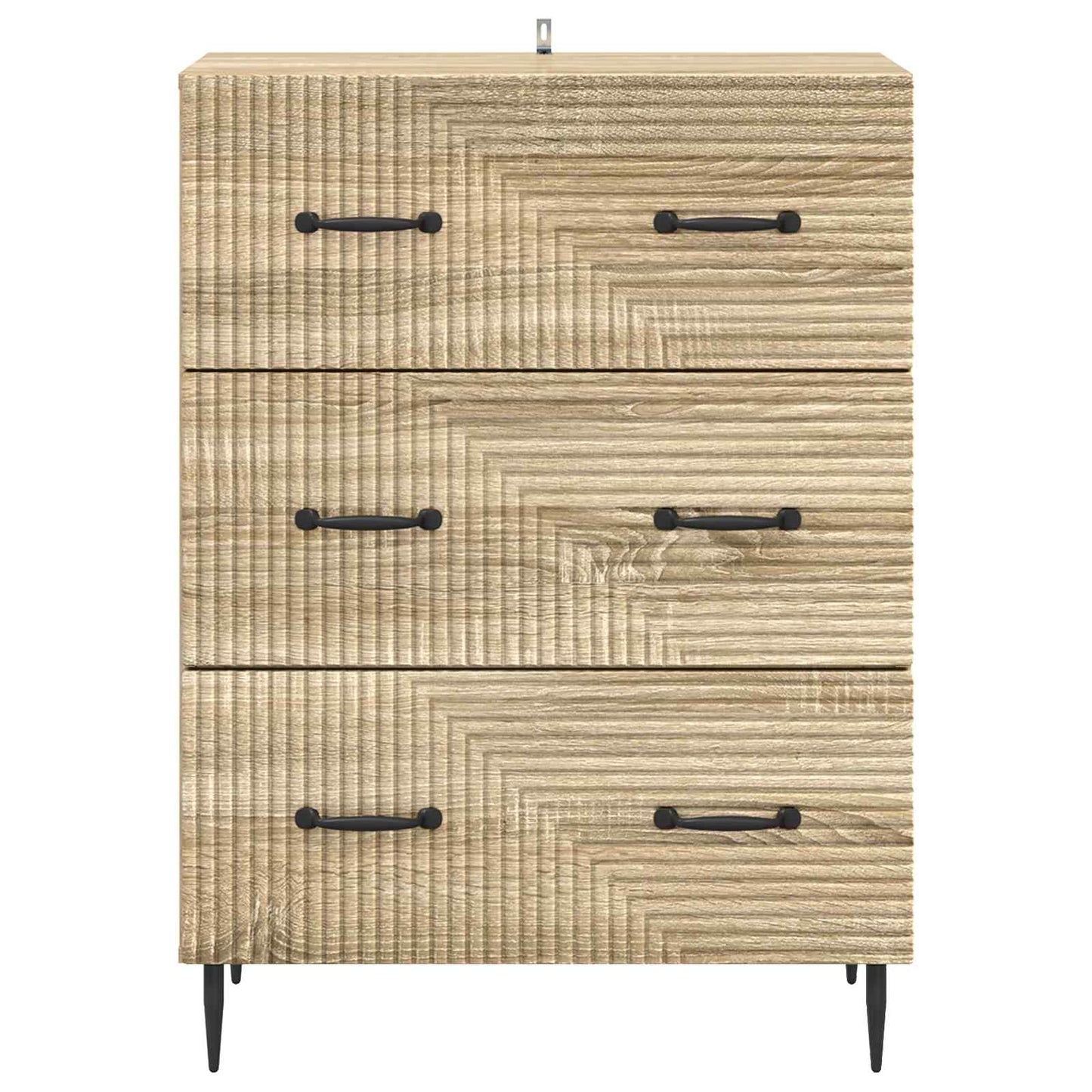 Drawer Cabinet Sonoma Oak 66 x 34.5 x 89.5 cm Engineered Wood