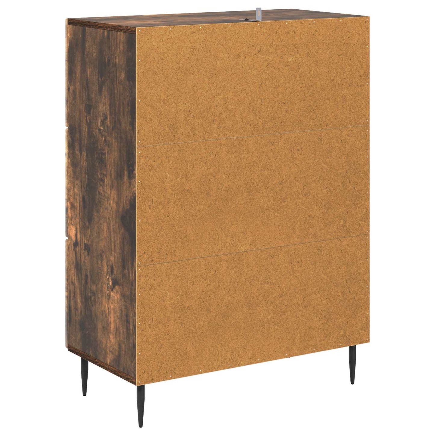 Drawer Cabinet Smoked Oak 66 x 34.5 x 89.5 cm Engineered Wood