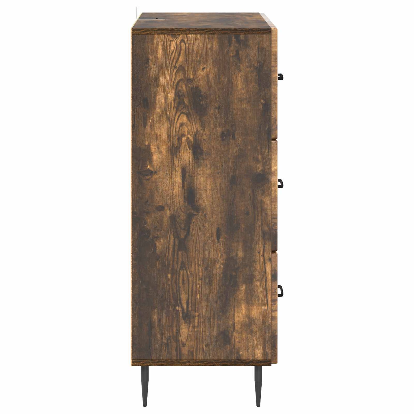 Drawer Cabinet Smoked Oak 66 x 34.5 x 89.5 cm Engineered Wood