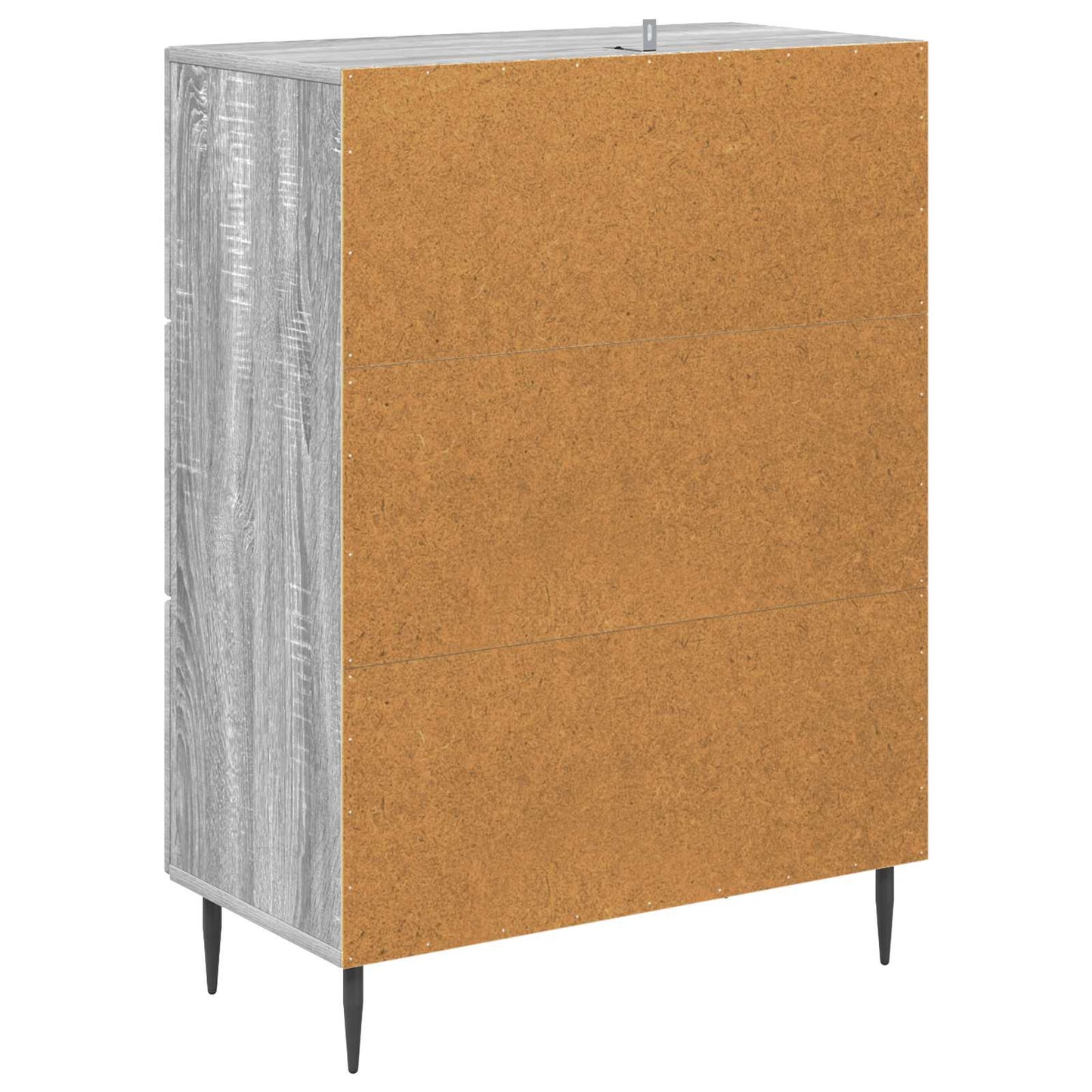 Drawer Cabinet Grey Sonoma 66 x 34.5 x 89.5 cm Engineered Wood
