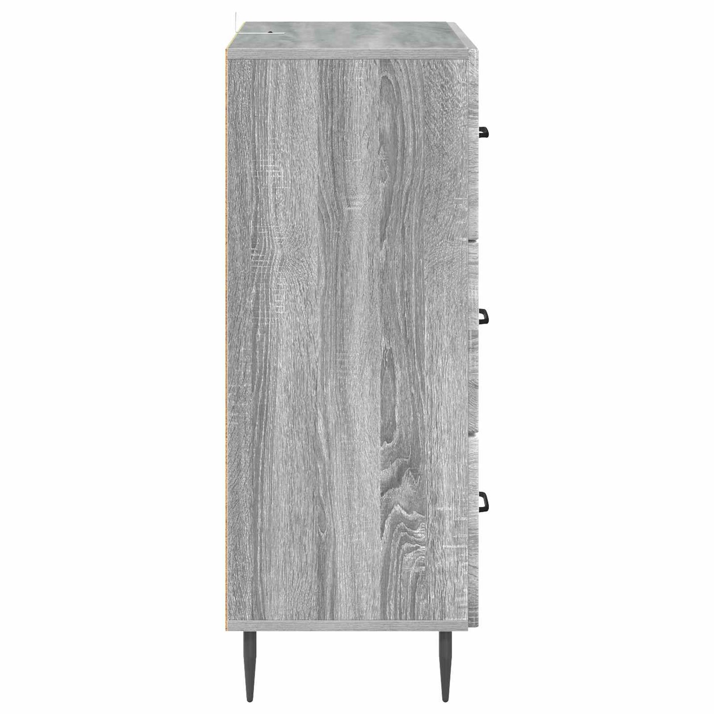 Drawer Cabinet Grey Sonoma 66 x 34.5 x 89.5 cm Engineered Wood