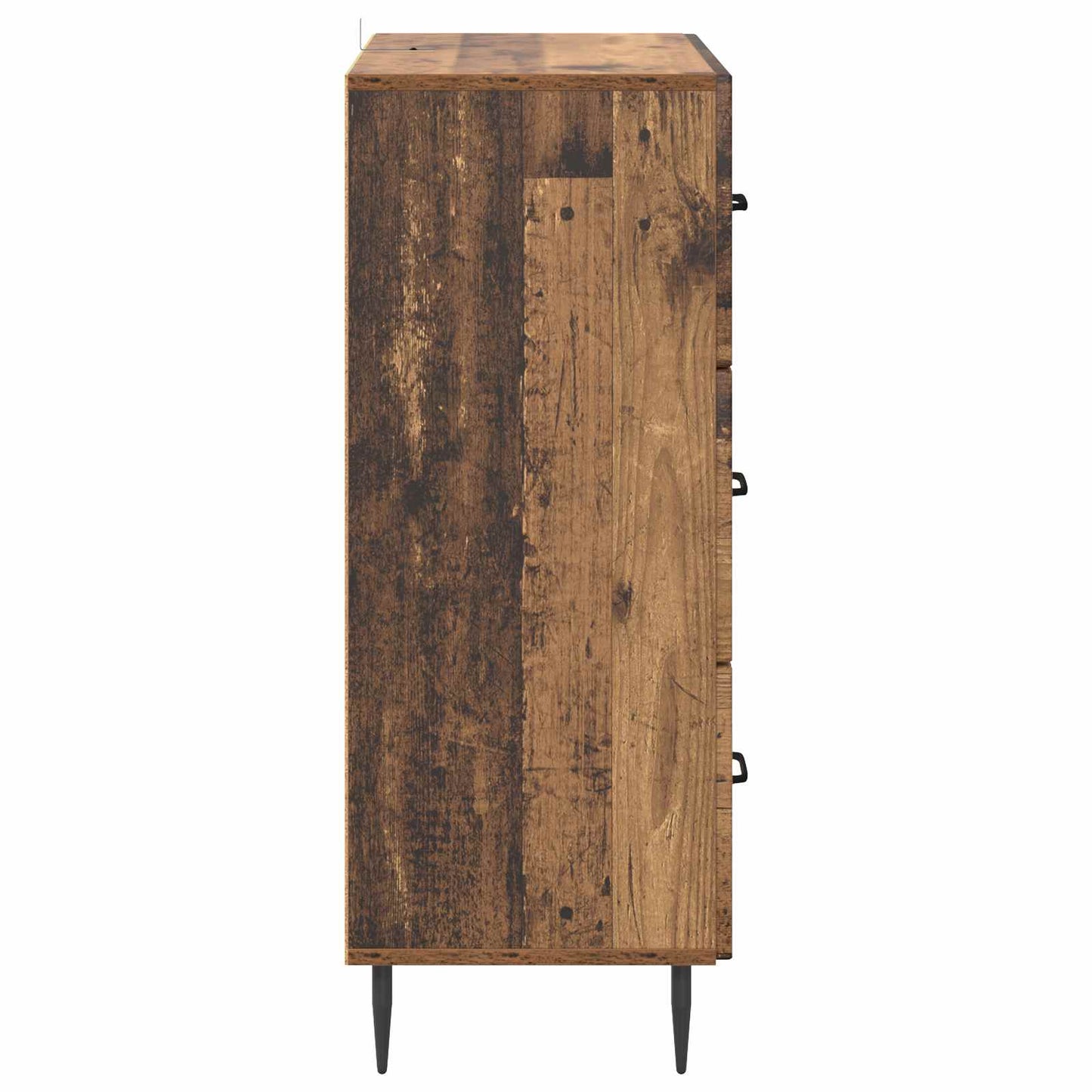 Drawer Cabinet Old Wood 66 x 34.5 x 89.5 cm Engineered Wood