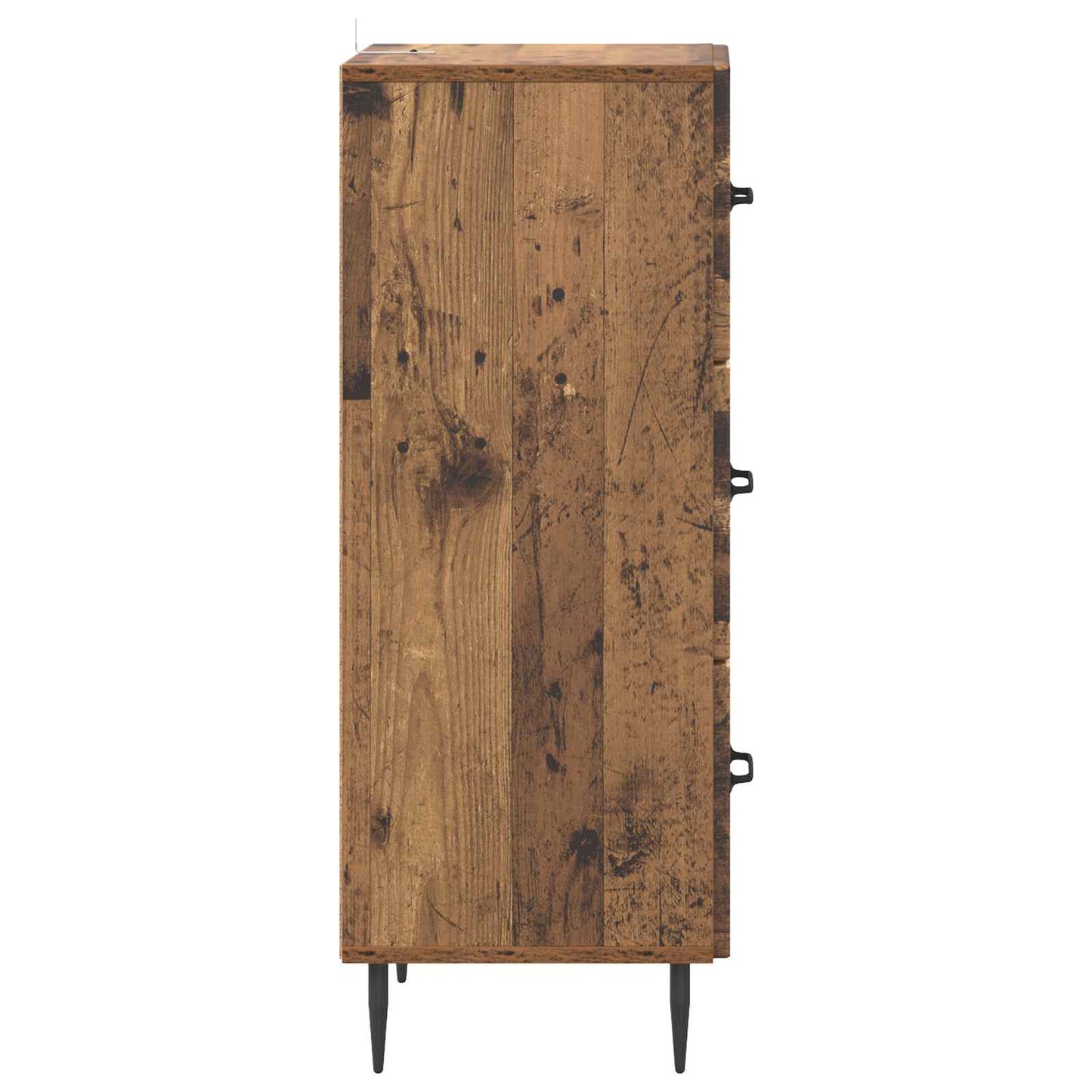 Drawer Cabinet Old Wood 33 x 34.5 x 89.5 cm Engineered Wood