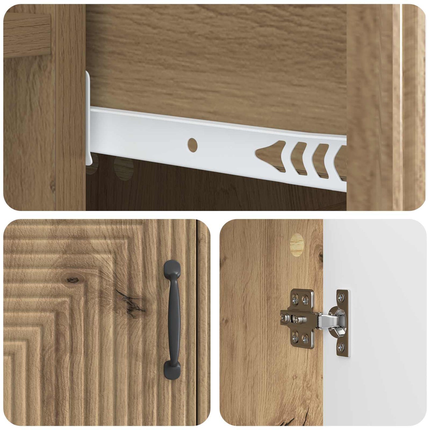 Sideboard Artisan Oak 66 x 34.5 x 89.5 cm Engineered Wood