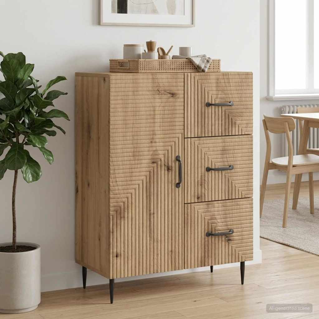 Sideboard Artisan Oak 66 x 34.5 x 89.5 cm Engineered Wood