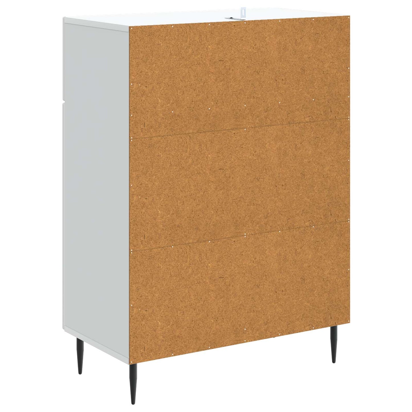 Sideboard White 66 x 34.5 x 89.5 cm Engineered Wood
