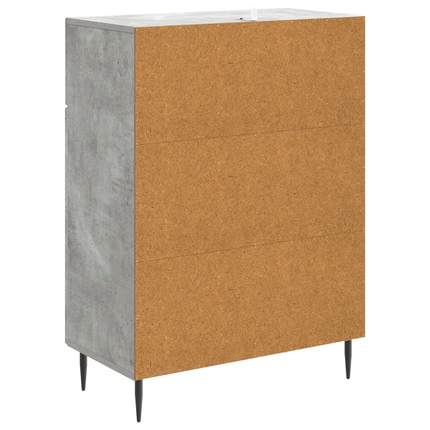 Sideboard Concrete Grey 66 x 34.5 x 89.5 cm Engineered Wood