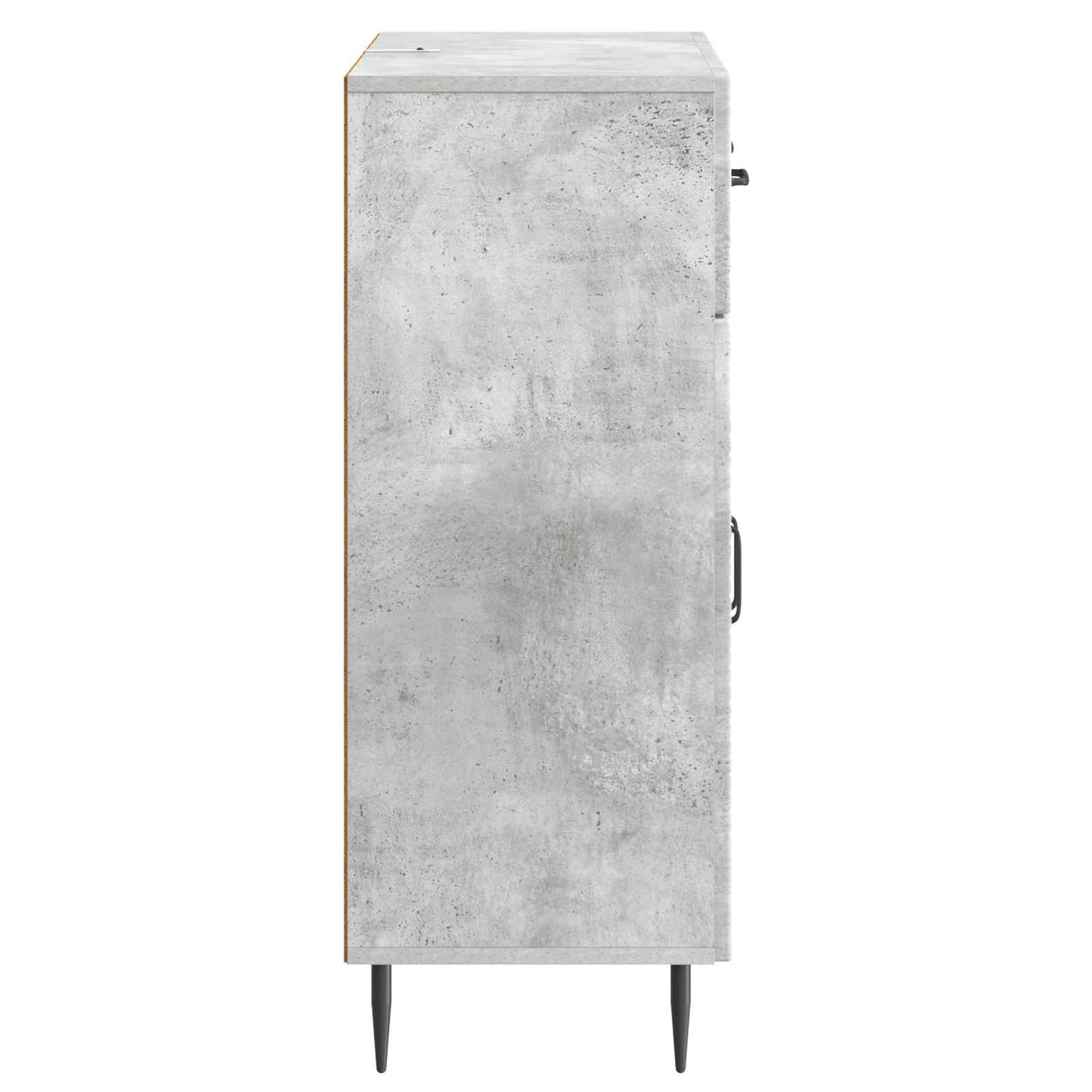 Sideboard Concrete Grey 66 x 34.5 x 89.5 cm Engineered Wood