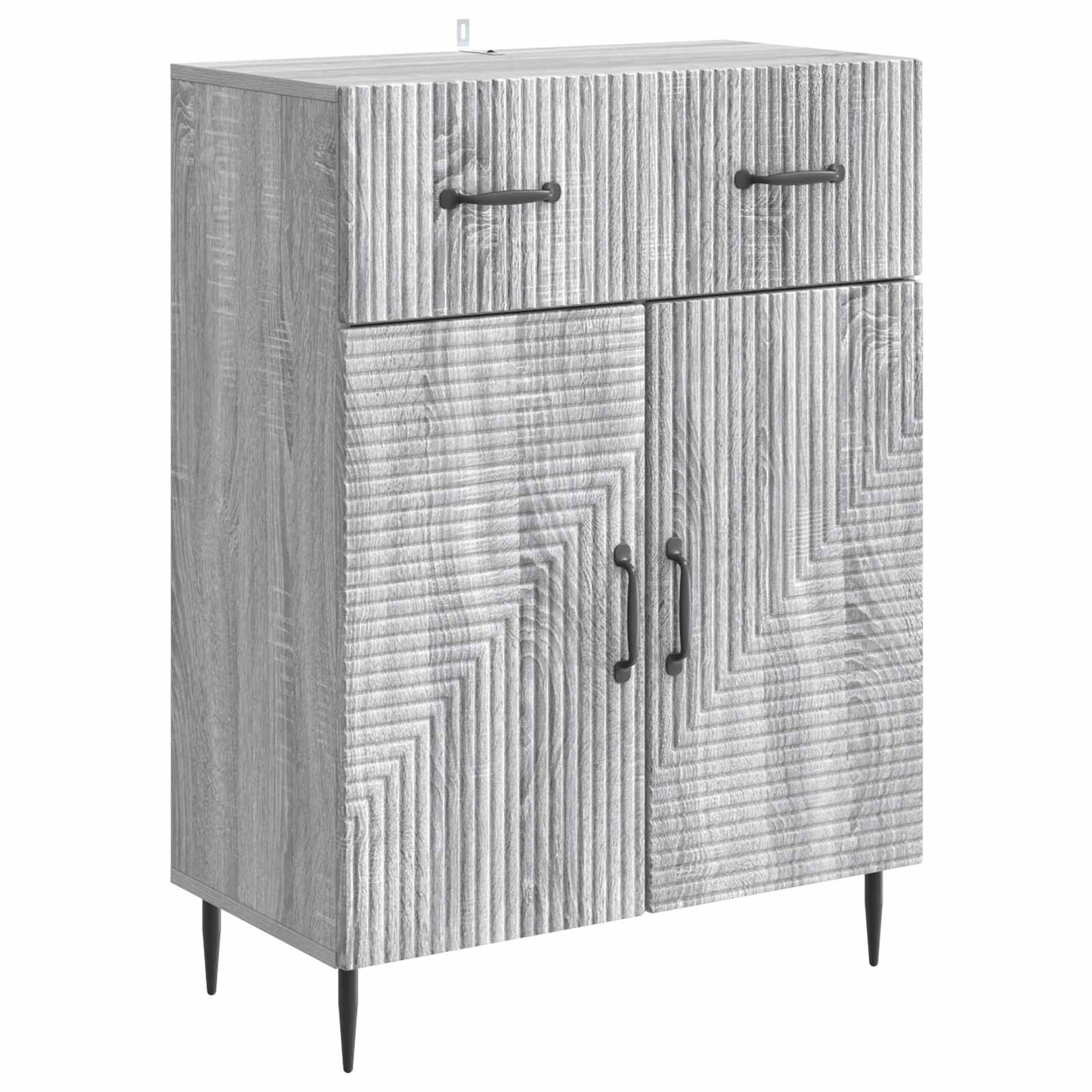 Sideboard Grey Sonoma 66 x 34.5 x 89.5 cm Engineered Wood