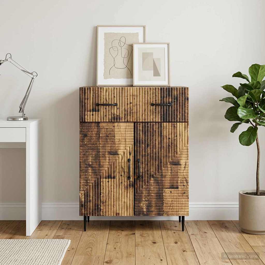 Sideboard Old Wood 66 x 34.5 x 89.5 cm Engineered Wood