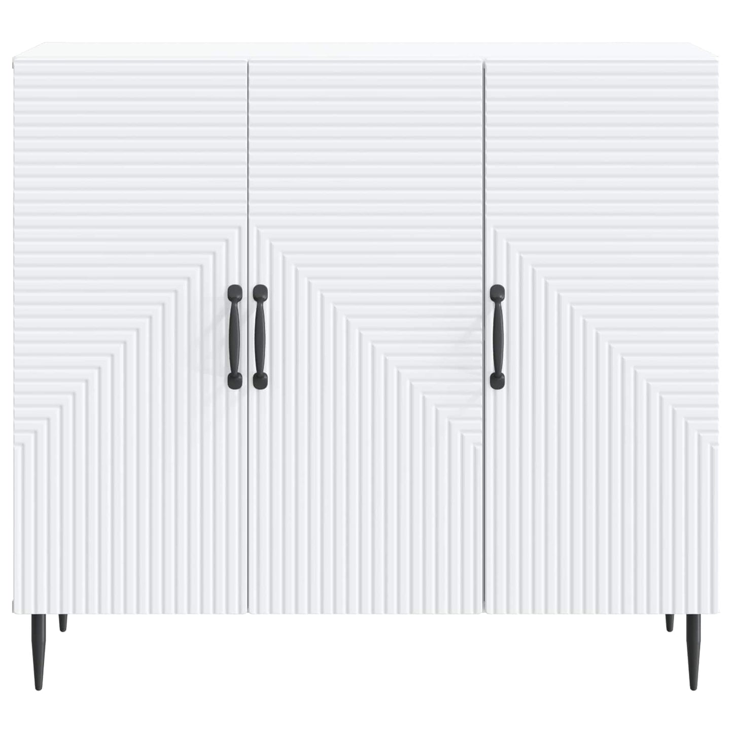Sideboard White 89 x 34.5 x 80 cm Engineered Wood